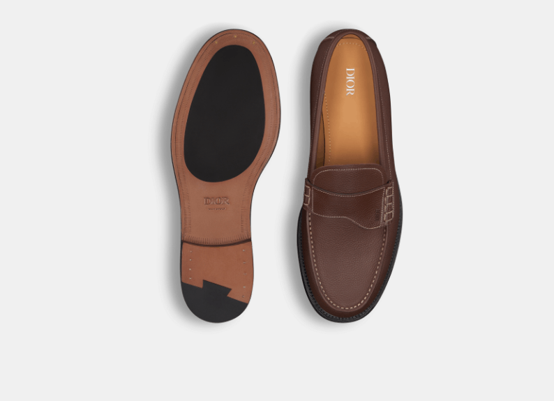 Dior o1w1db10426 3LO146 Granville Loafers in Brown Size US 12 / EU 45 - 4 Thumbnail