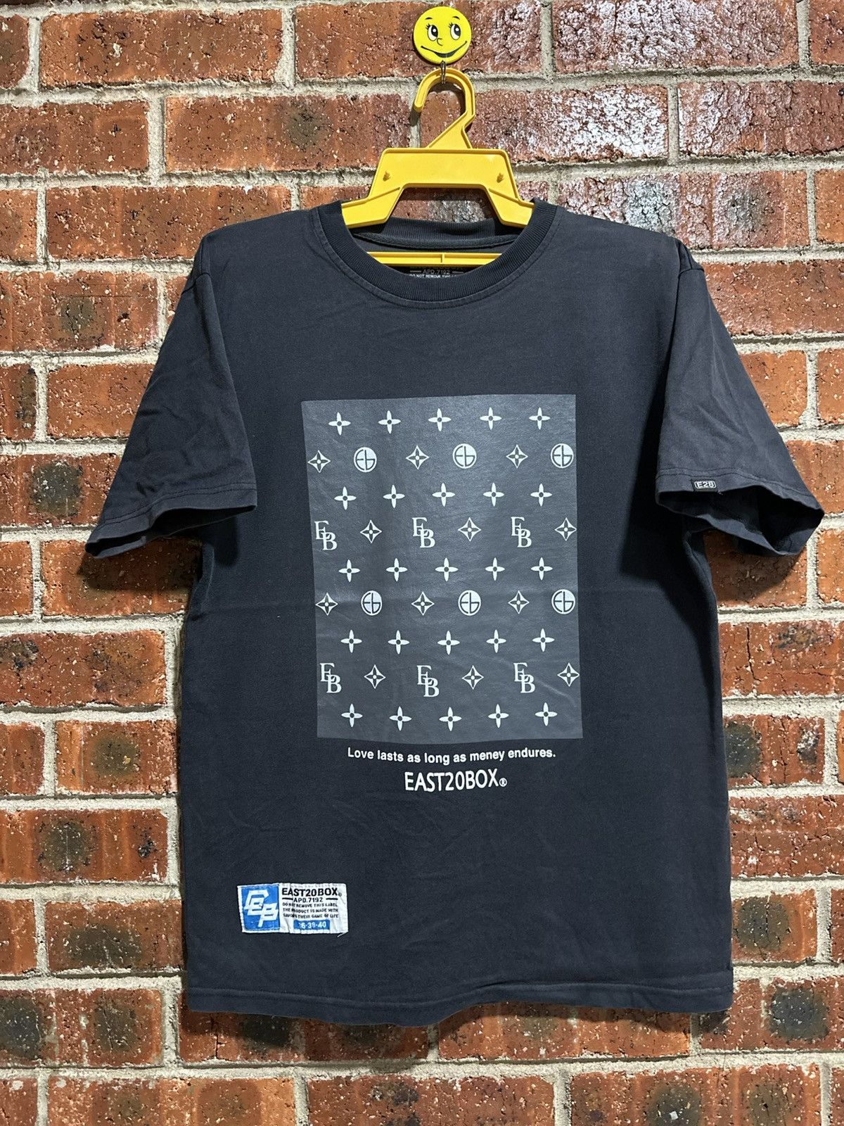 Japanese Brand × Vintage Vintage Japan Monogram East 20 Box Faded Tee Size US M / EU 48-50 / 2 - 1 Thumbnail