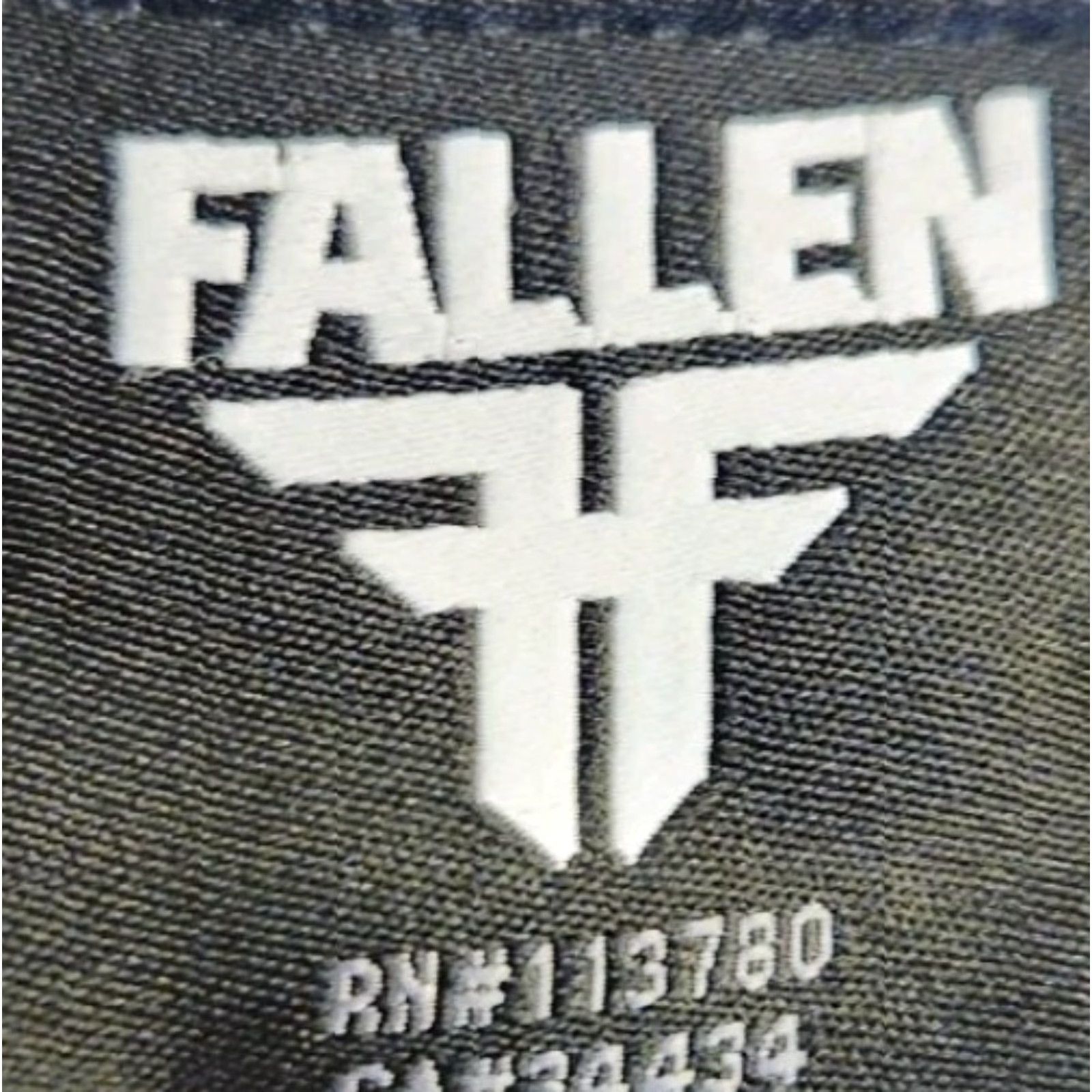 Logo 7 FALLEN Hoodie Adult XL Unisex Full Zip USA MADE VINTAGE Skater Sweatshirt Logo Black 90s Retro Graphic Print Hooded Pockets Zipper Mens Womens Size US XL / EU 56 / 4 - 7 Thumbnail