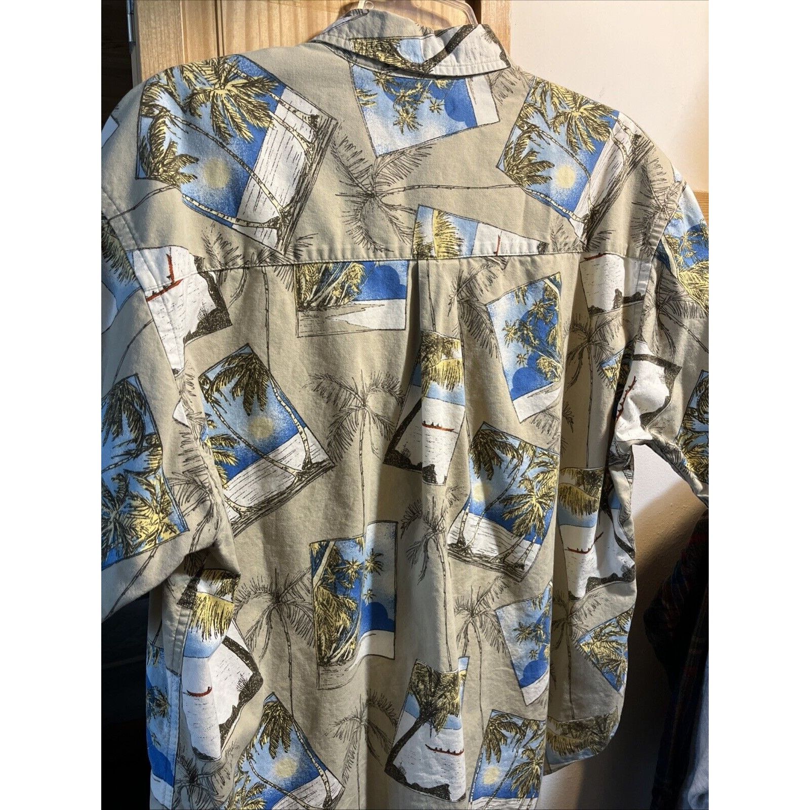 Puritan Puritan Hawaiian Style Shirt Size L Men's Brown Button Up SS Size US L / EU 52-54 / 3 - 9 Thumbnail