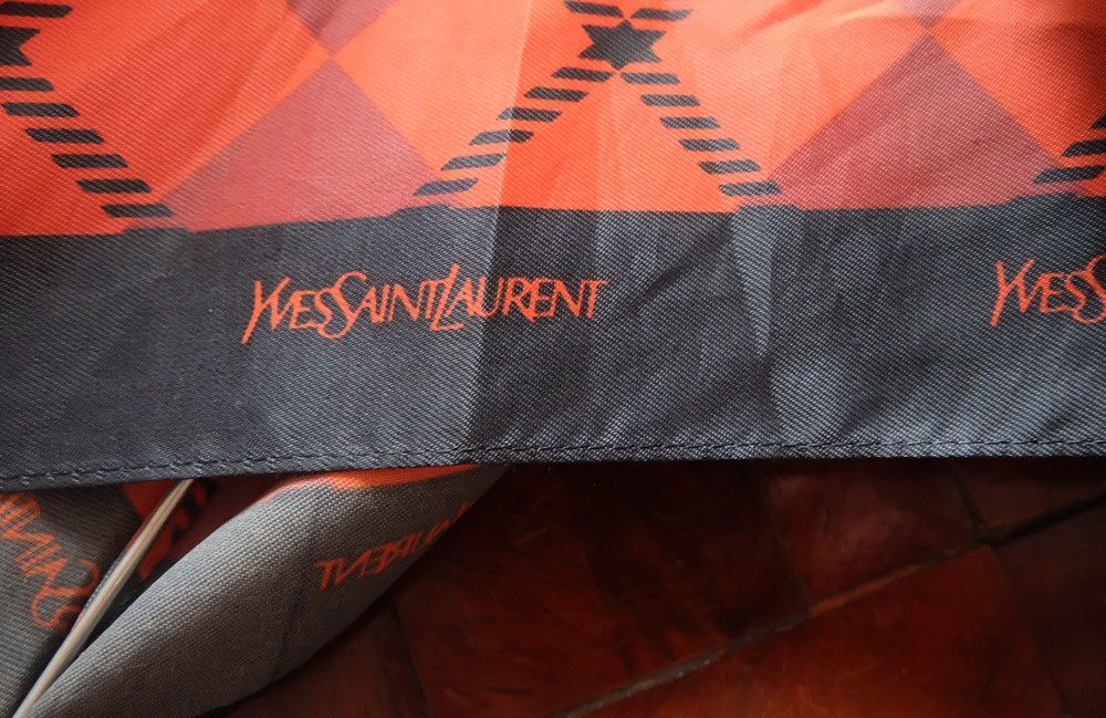 Yves Saint Laurent Yves Saint Laurent Folding Umbrella Size ONE SIZE - 8 Thumbnail