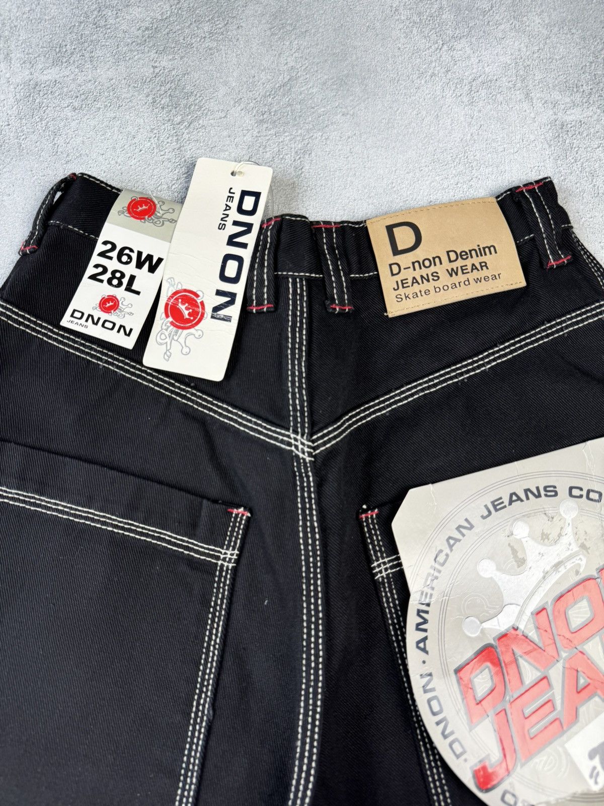 Japanese Brand Vintage D-NON Skateboard Denim Pants Jeans size 26 Size US 26 / EU 42 - 5 Thumbnail