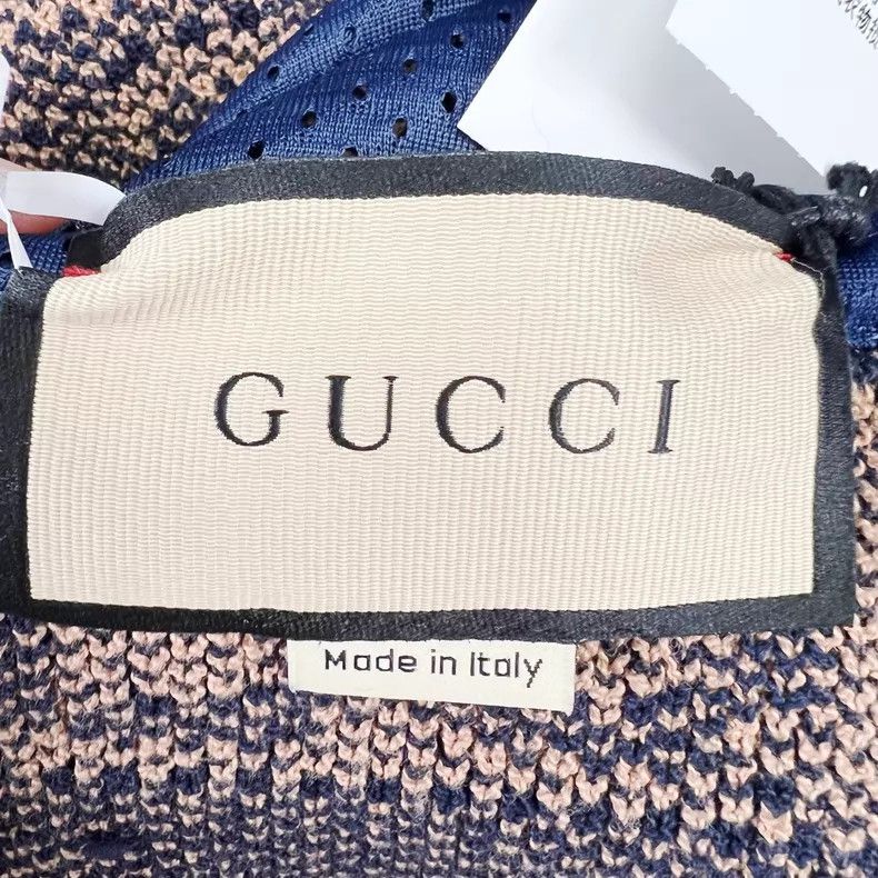 Gucci Gucci Khaki Color Logo jacquard hooded knitwear Size US S / EU 44-46 / 1 - 7 Thumbnail