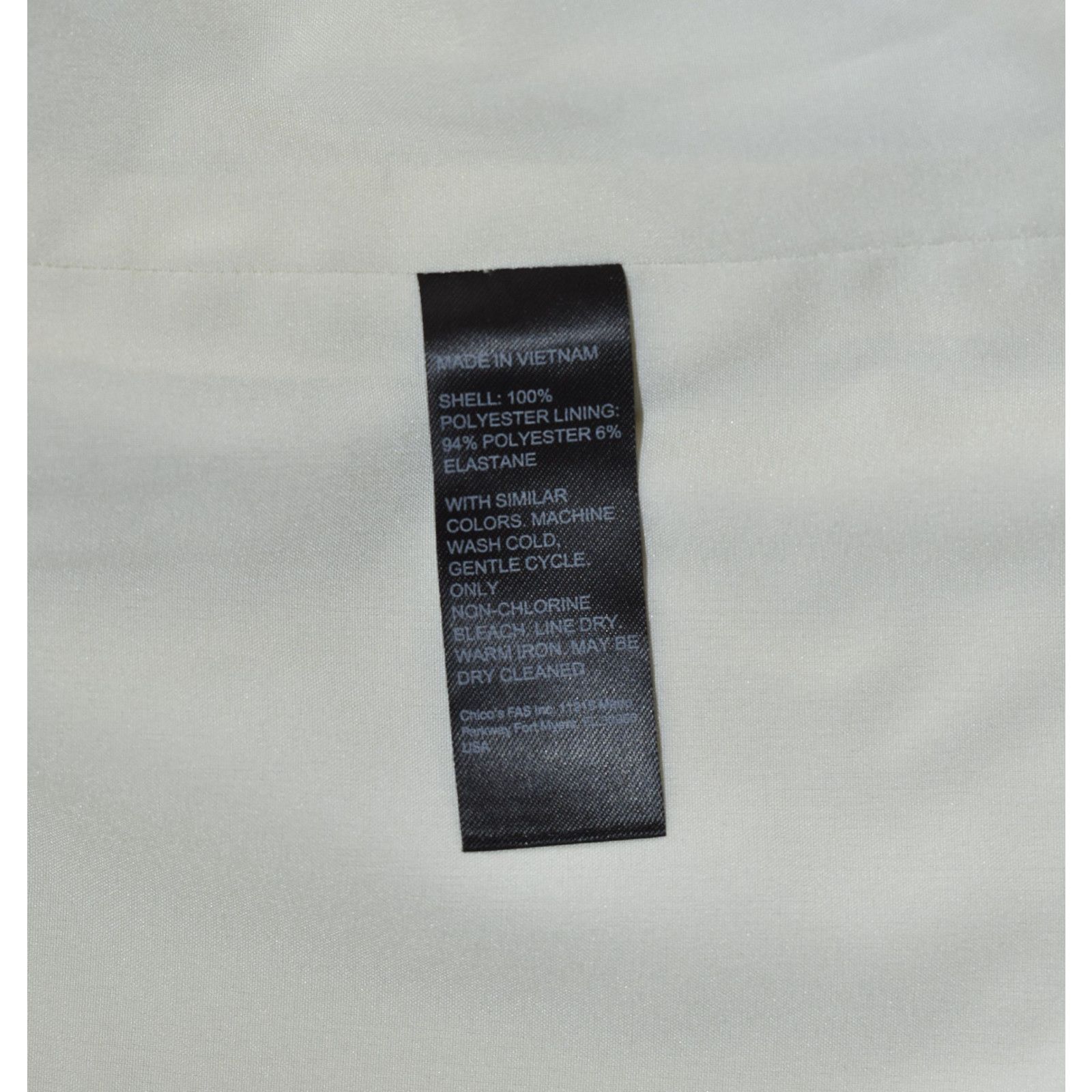 Chicos NWT BLACK LABEL BY CHICOS Button Front Shirt Vest Sz 18 $140 Size XXL / US 16-18 / IT 52-54 - 6 Thumbnail
