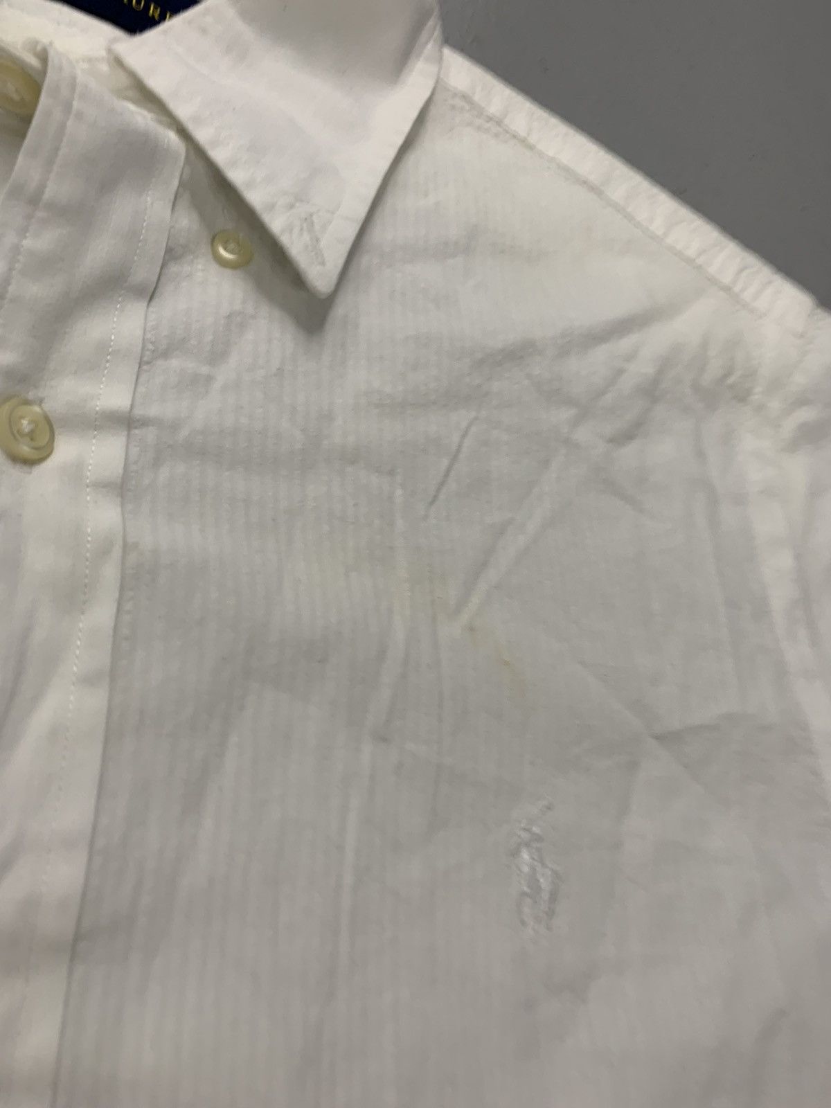 Polo Ralph Lauren Ralph Lauren White Short Sleeve Button-Down Shirt - Size M Size US M / EU 48-50 / 2 - 3 Thumbnail