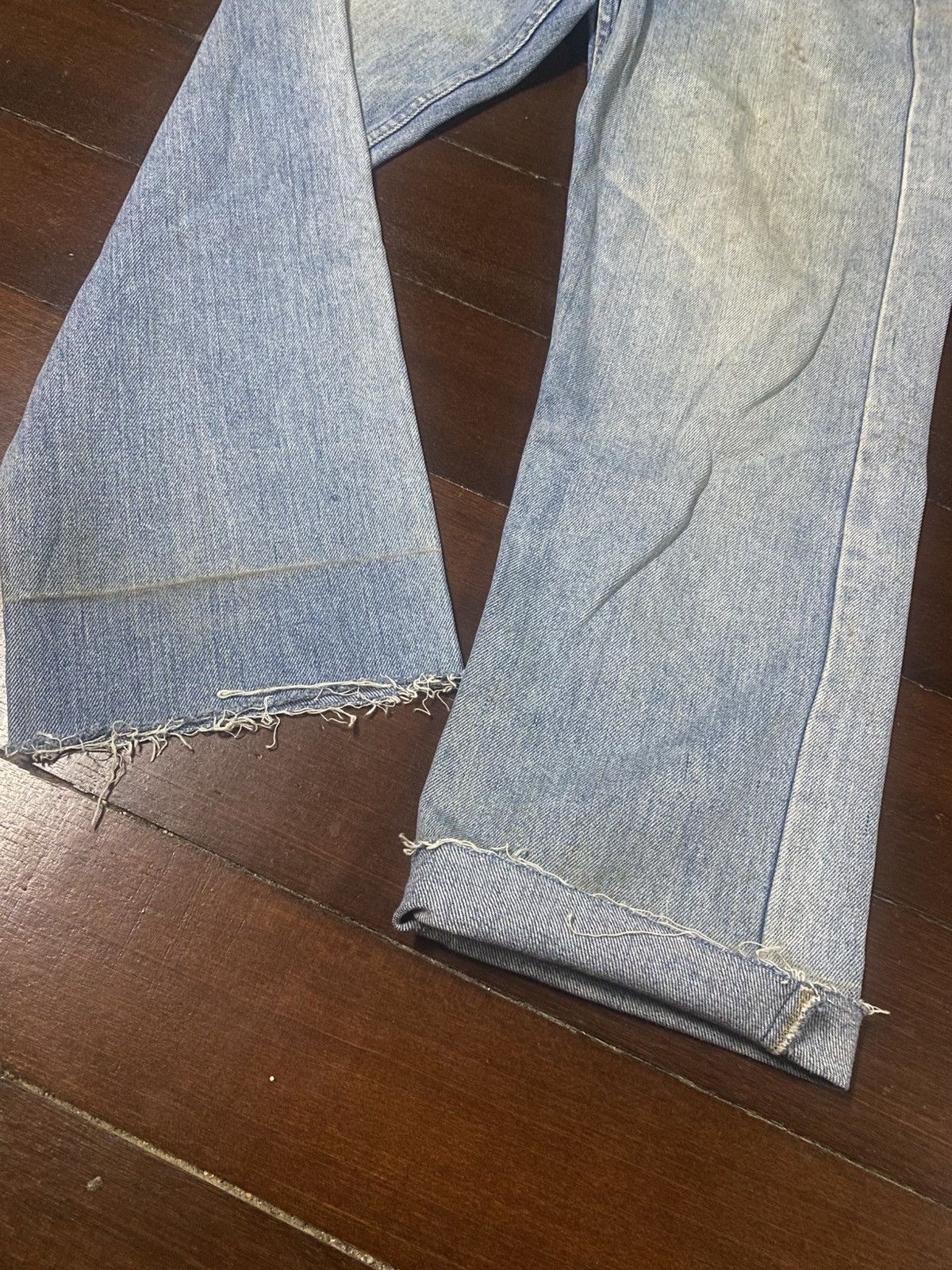 Lee Vintage 70s 80s Lee Riders Distressed mud wash rusty Size US 32 / EU 48 - 9 Thumbnail