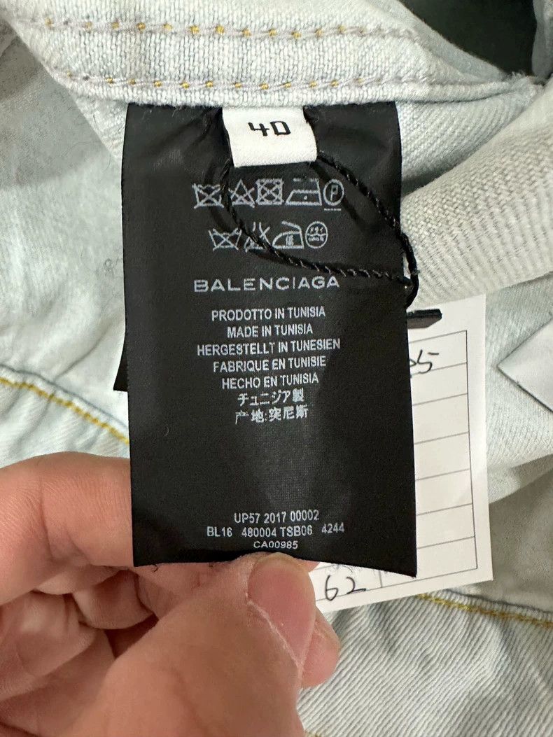 Balenciaga Balenciaga size 40 Bat Wing Collar Denim Jacket Size S / US 4 / IT 40 - 5 Thumbnail