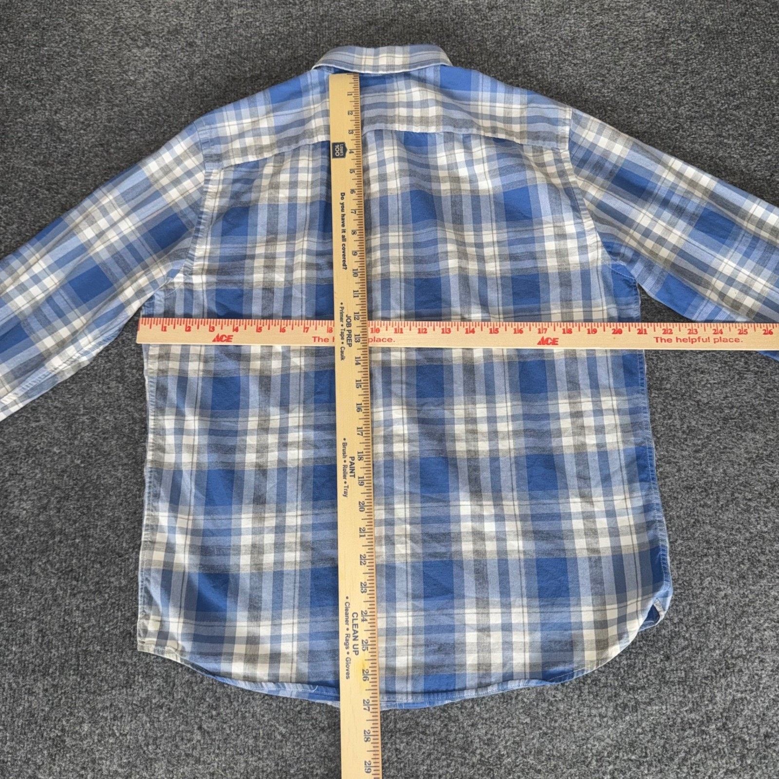 UNTUCKit UNTUCKit Shirt Mens Medium Slim Fit Blue Plaid Wrinkle Free Size US M / EU 48-50 / 2 - 4 Thumbnail
