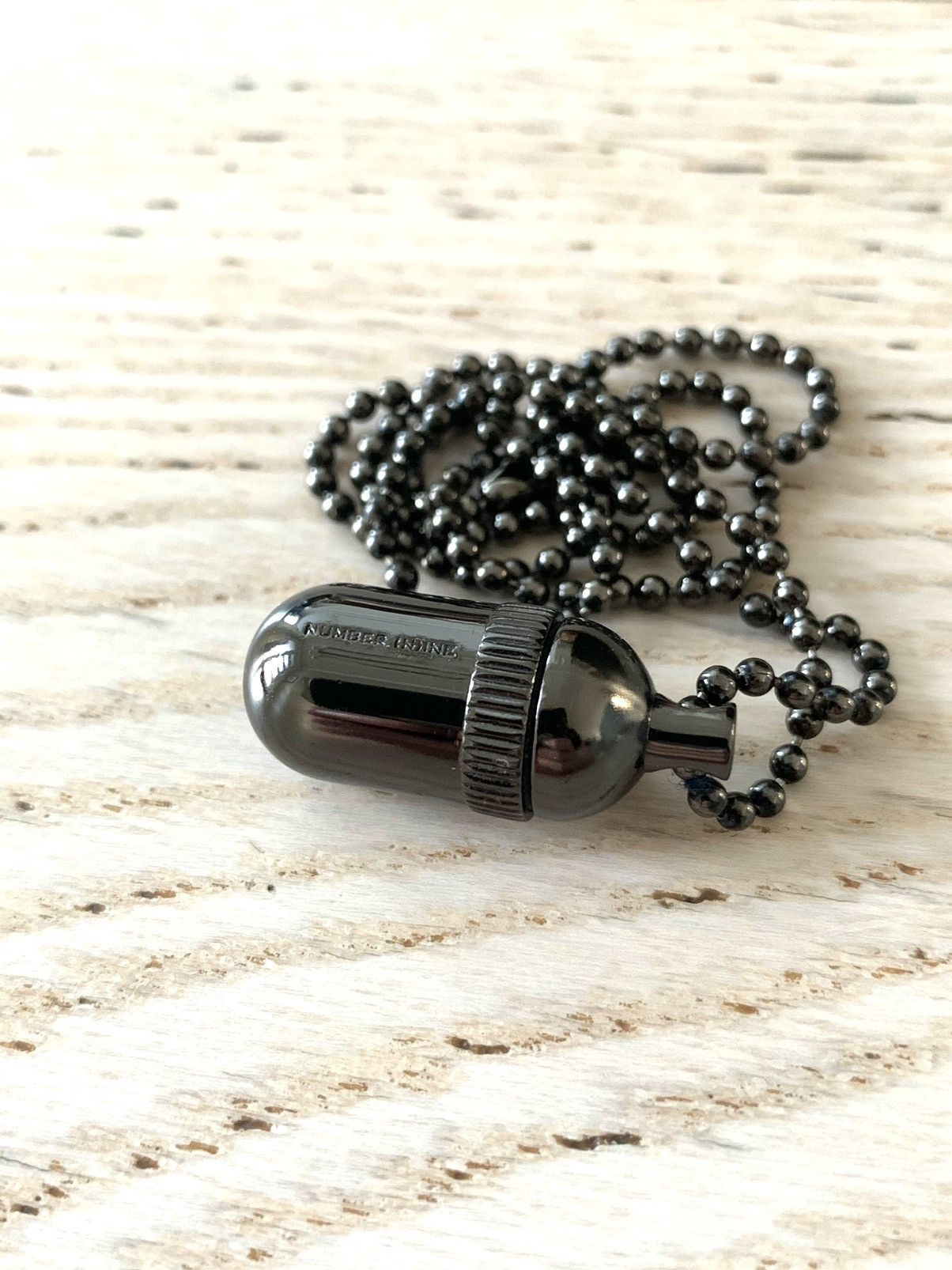Number (N)ine Number Nine AW04 “Give Peace a Chance” .925 Stash Necklace Size ONE SIZE - 3 Thumbnail