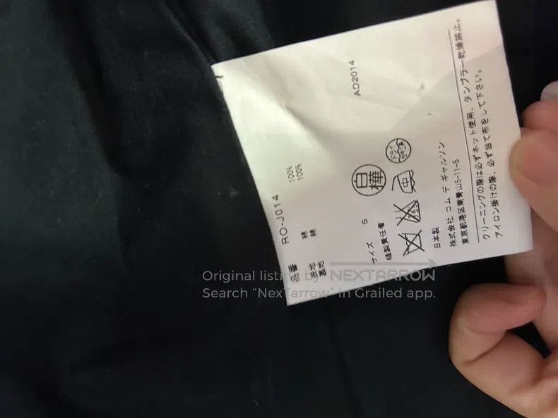 Comme des Garcons Comme des Garcons Dark Navy Polka Dot Trench Coat Size S / US 4 / IT 40 - 4 Thumbnail