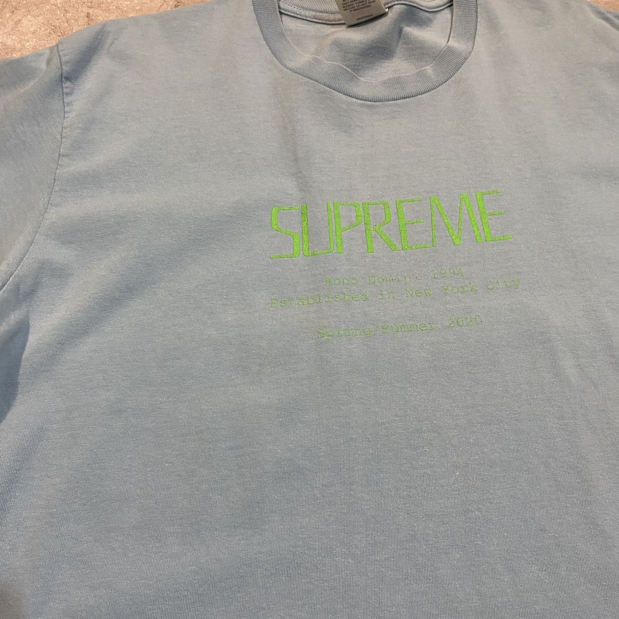Supreme SUPREME CENTER LOGO TEE SPRING/SUMMER 2020 Size US L / EU 52-54 / 3 - 5 Thumbnail
