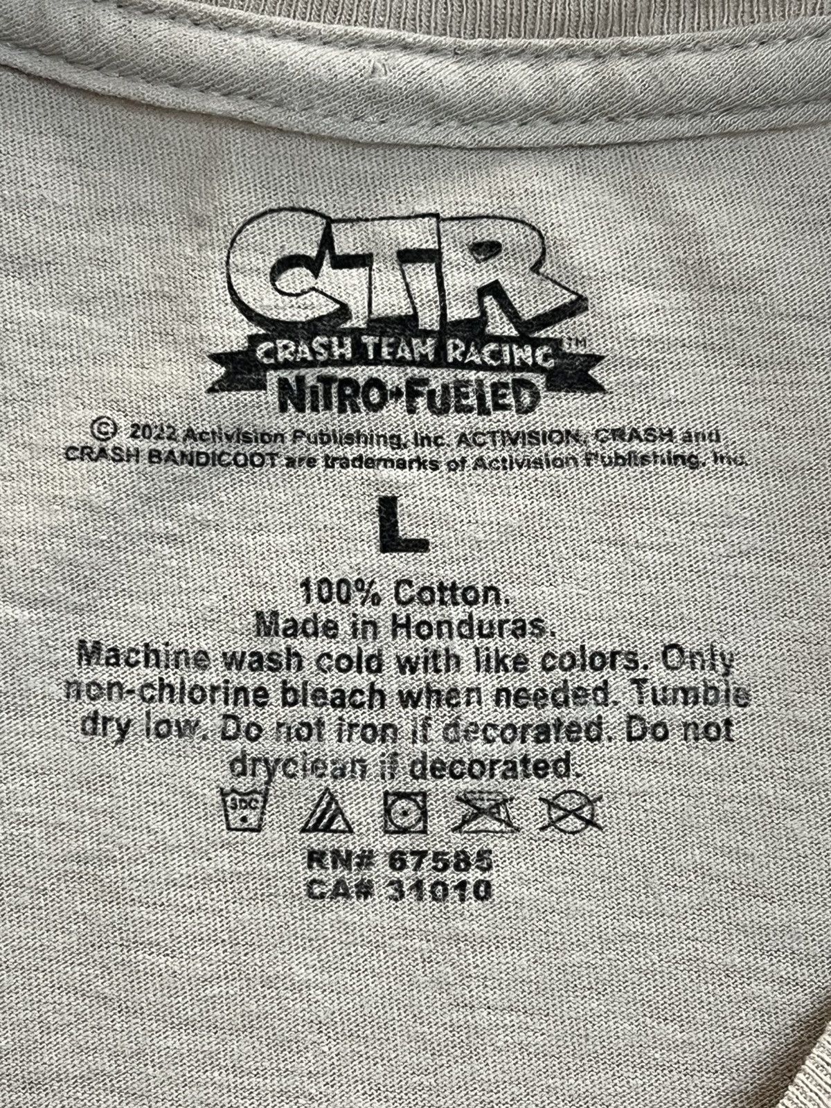 Other Vintage Crash Team Racing Tee Fade Distressed Y2K Size US L / EU 52-54 / 3 - 3 Thumbnail