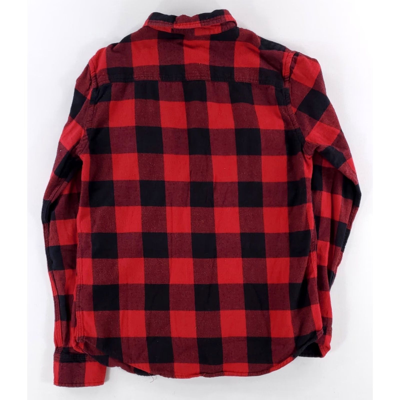 Vintage Salt Valley Buffalo Check Button Up Flannel Shirt Red Black Mens M Shirt Size US M / EU 48-50 / 2 - 4 Thumbnail