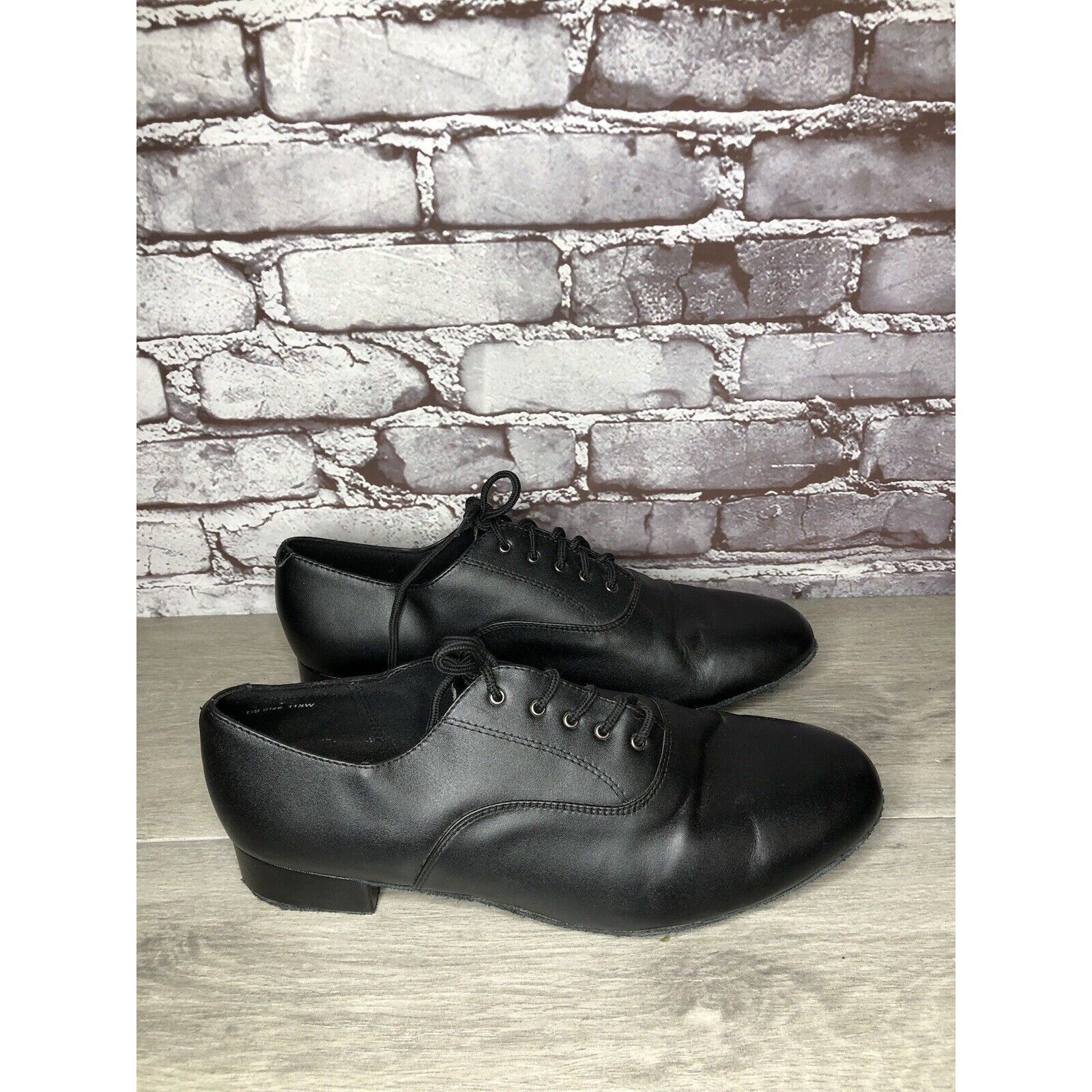 Other Very Fine Dance Shoes Black Salsa Ballroom Waltz Lace Up Men Size US 11.5 / EU 44-45 - 16 Thumbnail