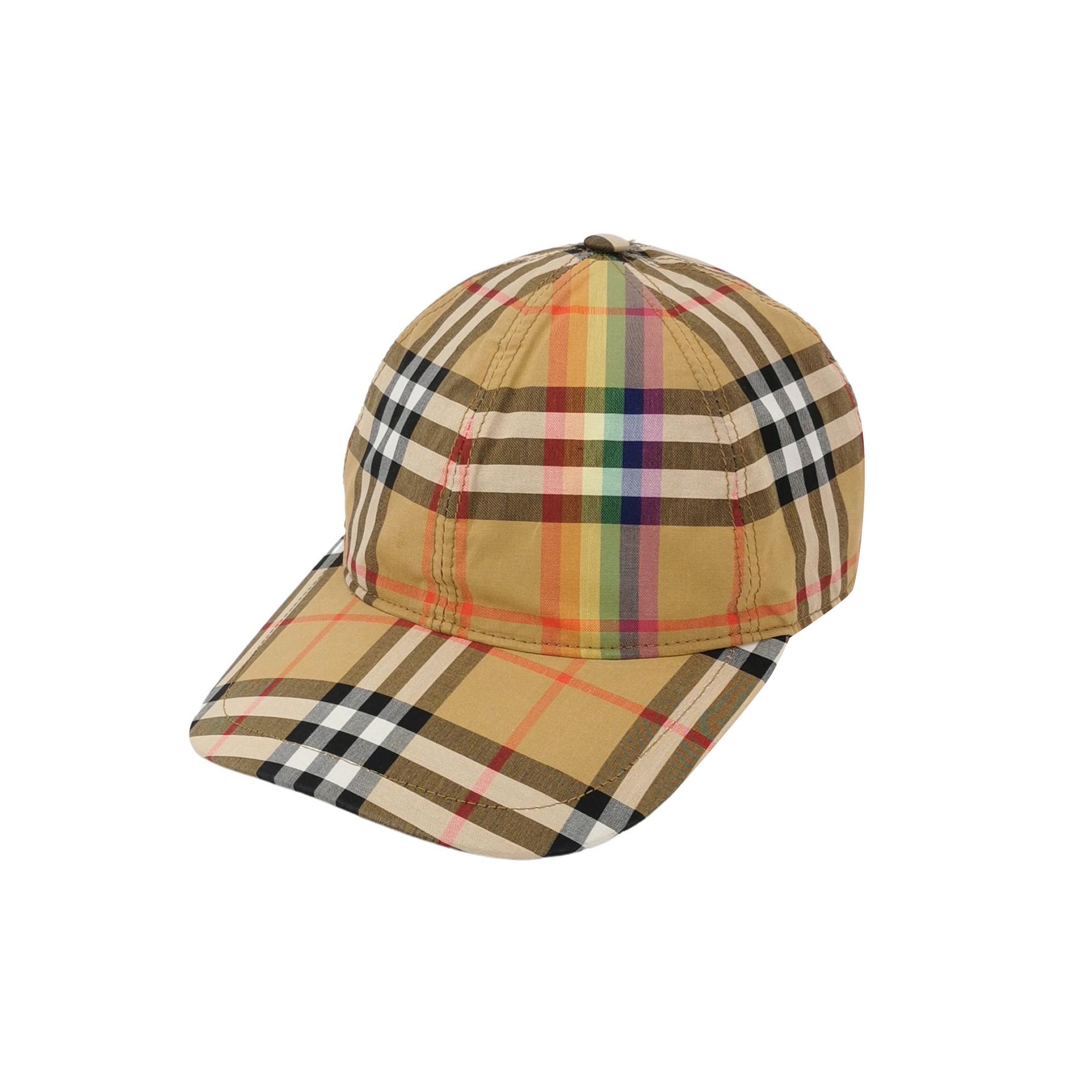 Burberry Burberry Rainbow Vintage Check Baseball Hat S/M Size ONE SIZE - 1 Thumbnail