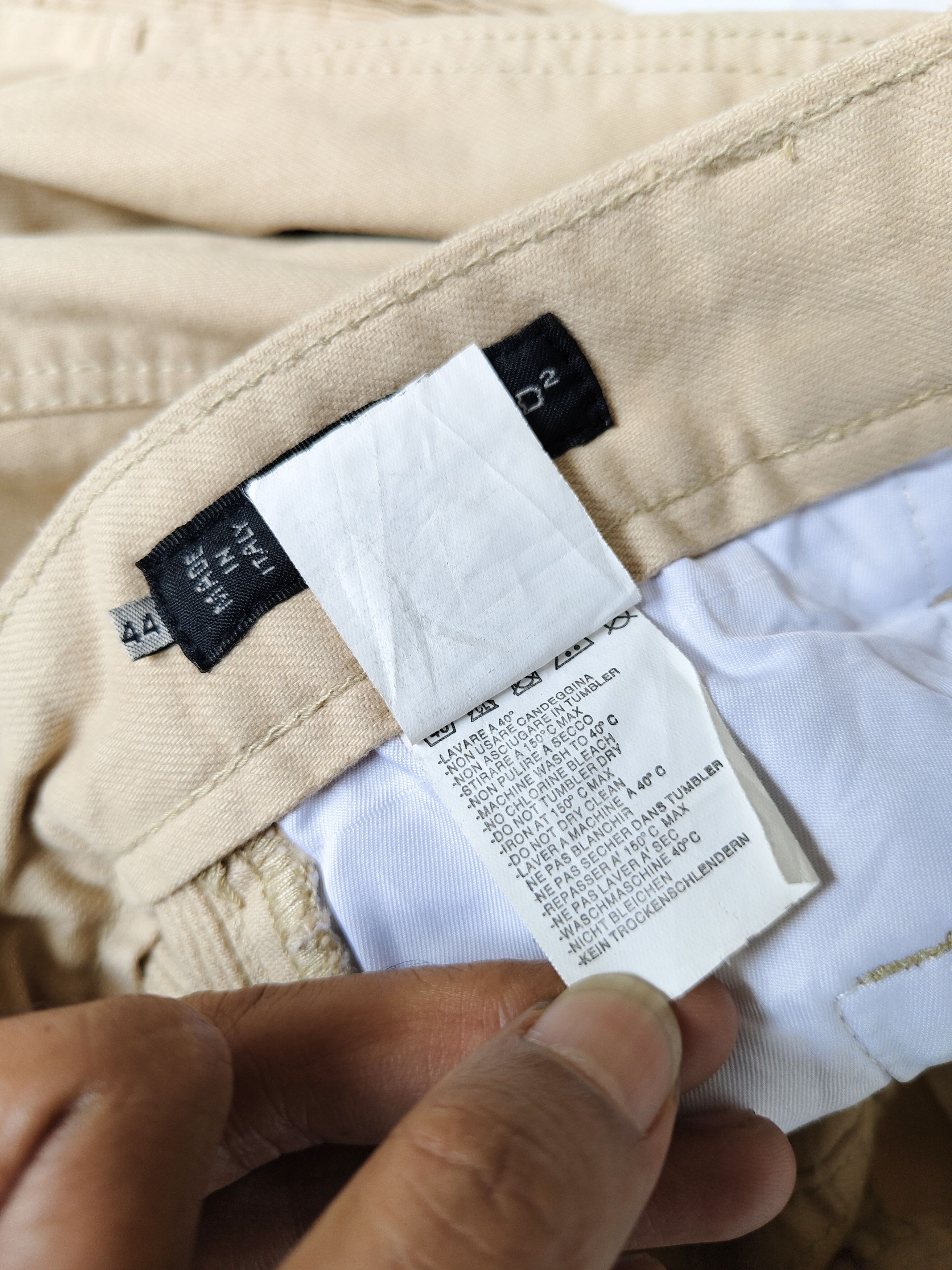 Dsquared2 Dsquared2- Punk Rock Minimal Ribbed Military Moto Slim Pants Size US 30 / EU 46 - 8 Thumbnail