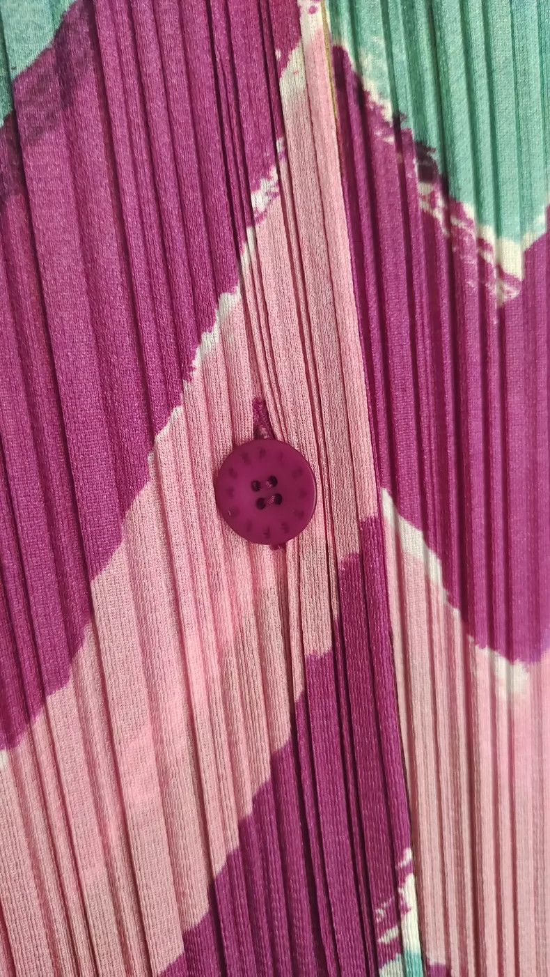 Issey Miyake Issey Miyake size:3 Pink vintage crayon rainbow vest dress Size M / US 6-8 / IT 42-44 - 4 Thumbnail