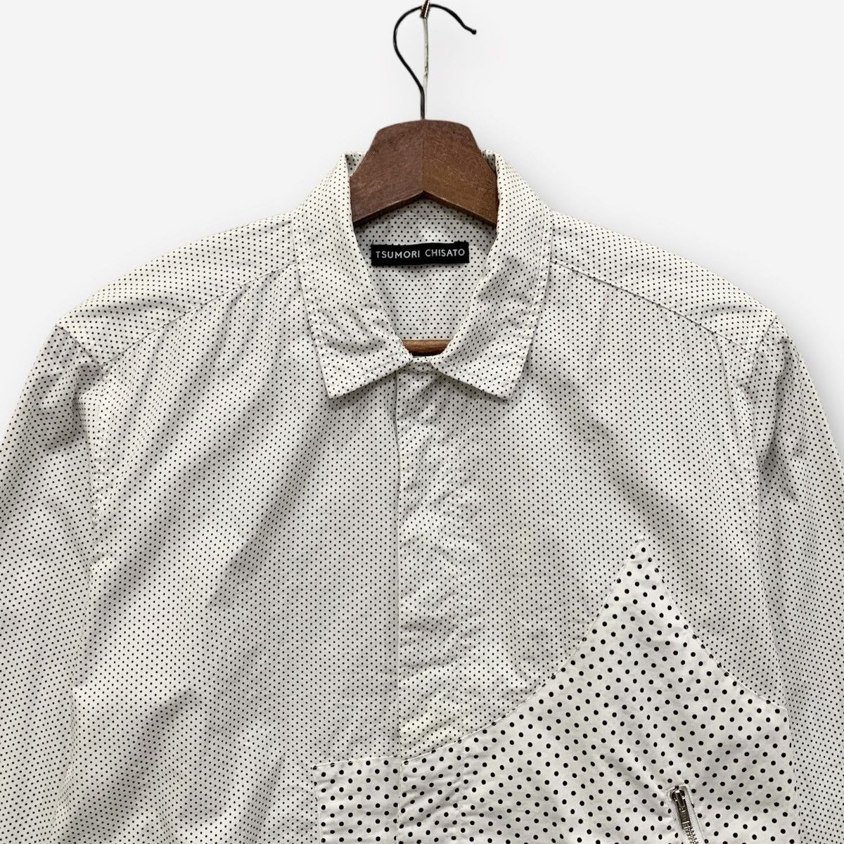 Issey Miyake TSUMORI CHISATO JAPAN POLKA DOT DESIGN COTTON SHIRT BUTTON Size US M / EU 48-50 / 2 - 4 Thumbnail