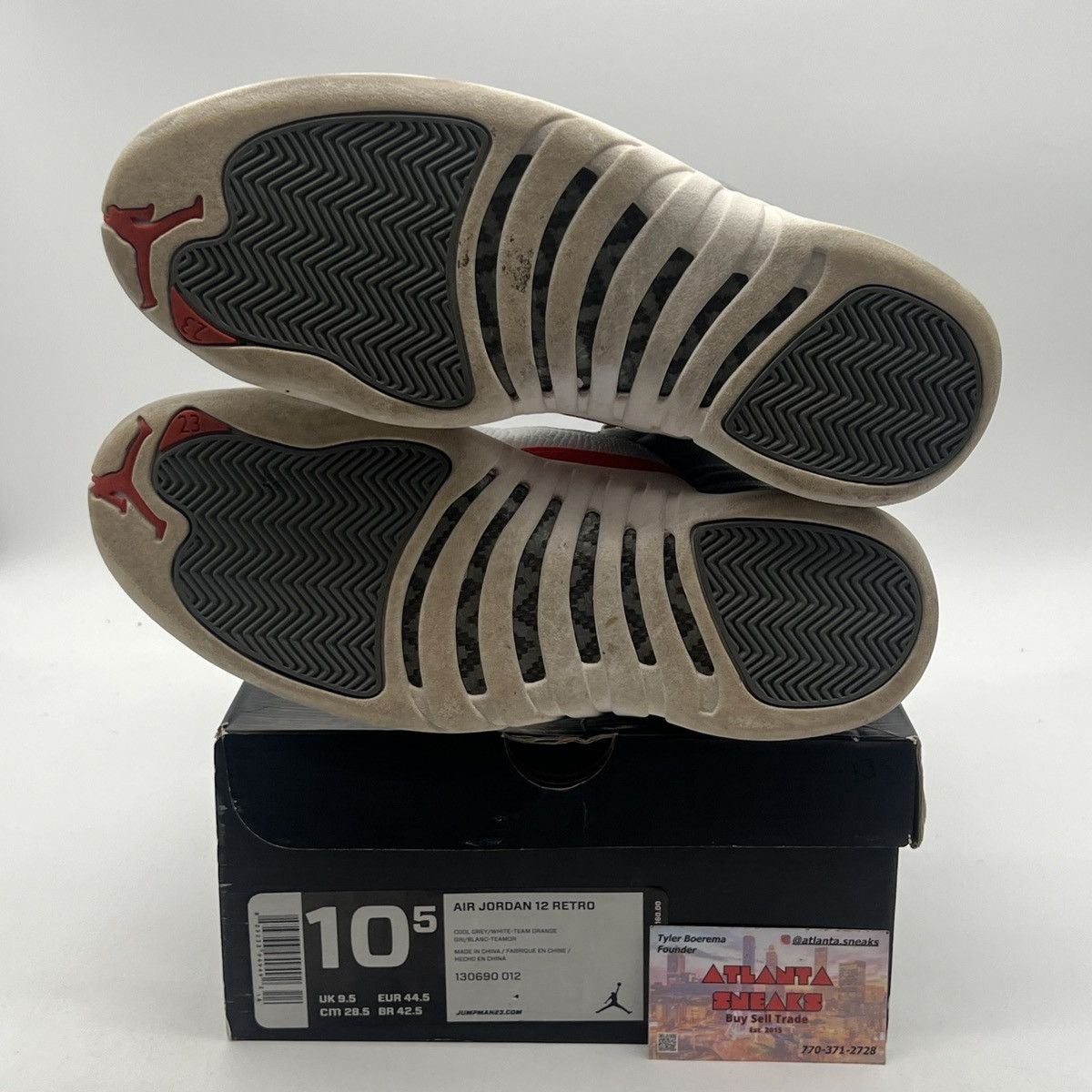 Jordan Brand Air Jordan 12 cool grey Size US 10.5 / EU 43-44 - 8 Thumbnail