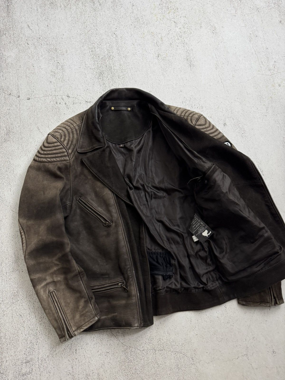 Genuine Leather Polo Motorcycles Vintage Leather Jacket Size US L / EU 52-54 / 3 - 11 Thumbnail