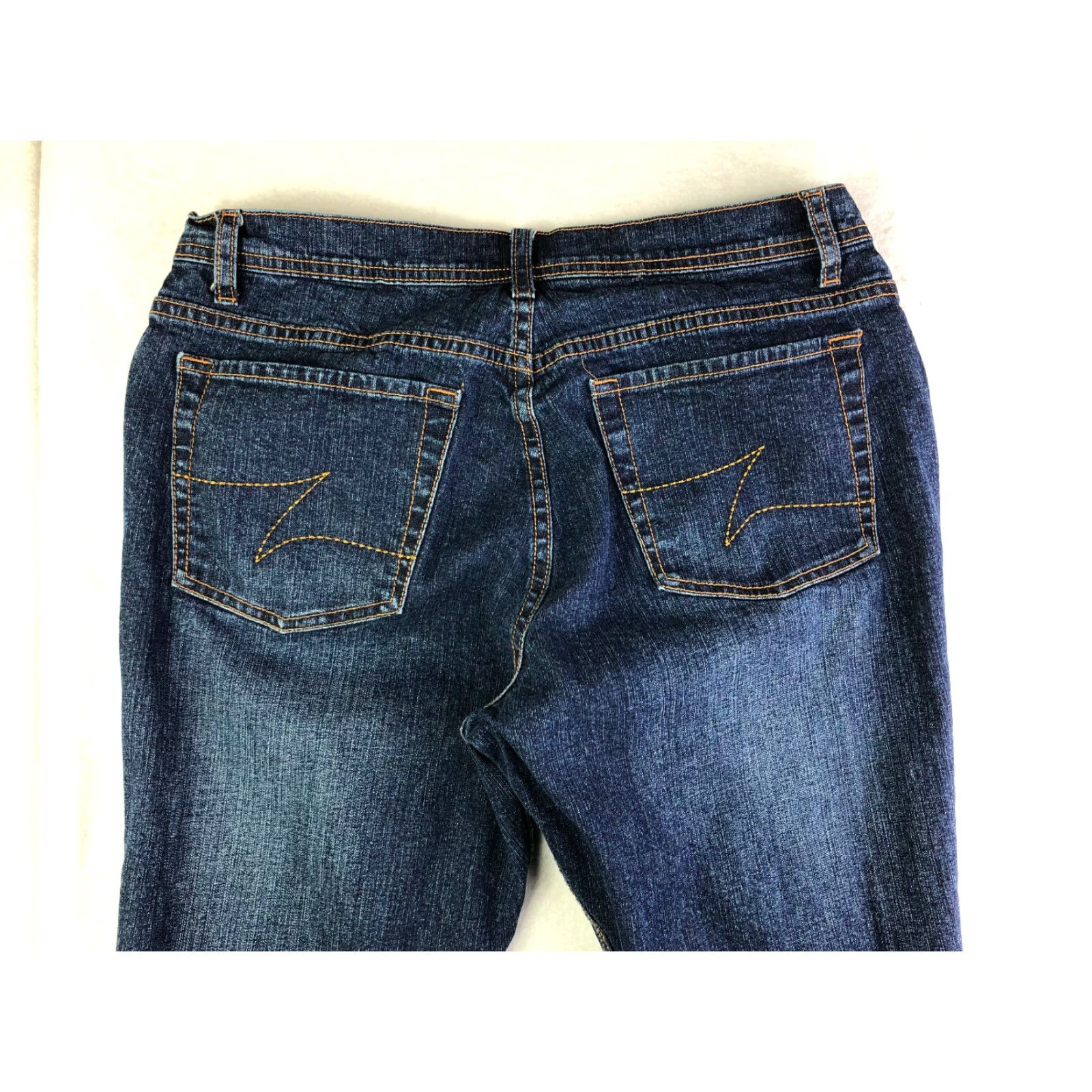 Vintage Zena Jeans Straight Mid Rise Womens Size 8 Blue Jeans 32x25 Measured Denim Cotton Vintage No Distressed Regular Size 30" / US 8 / IT 44 - 6 Thumbnail