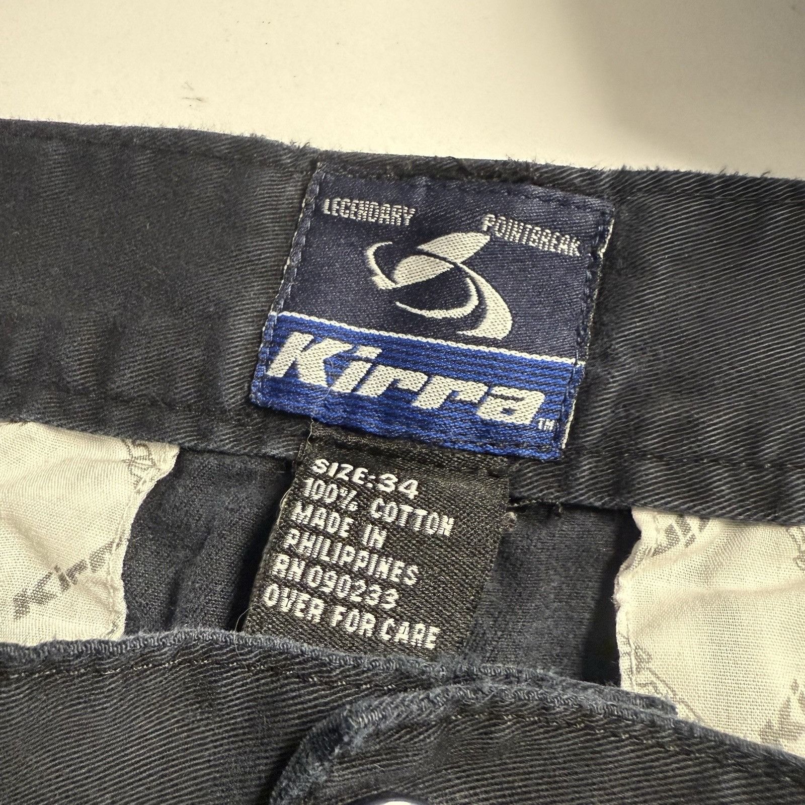 Kirra Kirra Point Break Shorts Mens 34 (33x12) Black Surf Skate Ba Size US 34 / EU 50 - 13 Thumbnail
