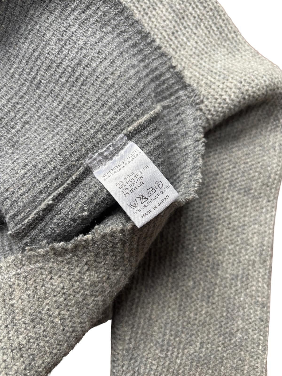 Needles Needles Waffle Wool Knit Crewneck Grey S Size US S / EU 44-46 / 1 - 4 Thumbnail