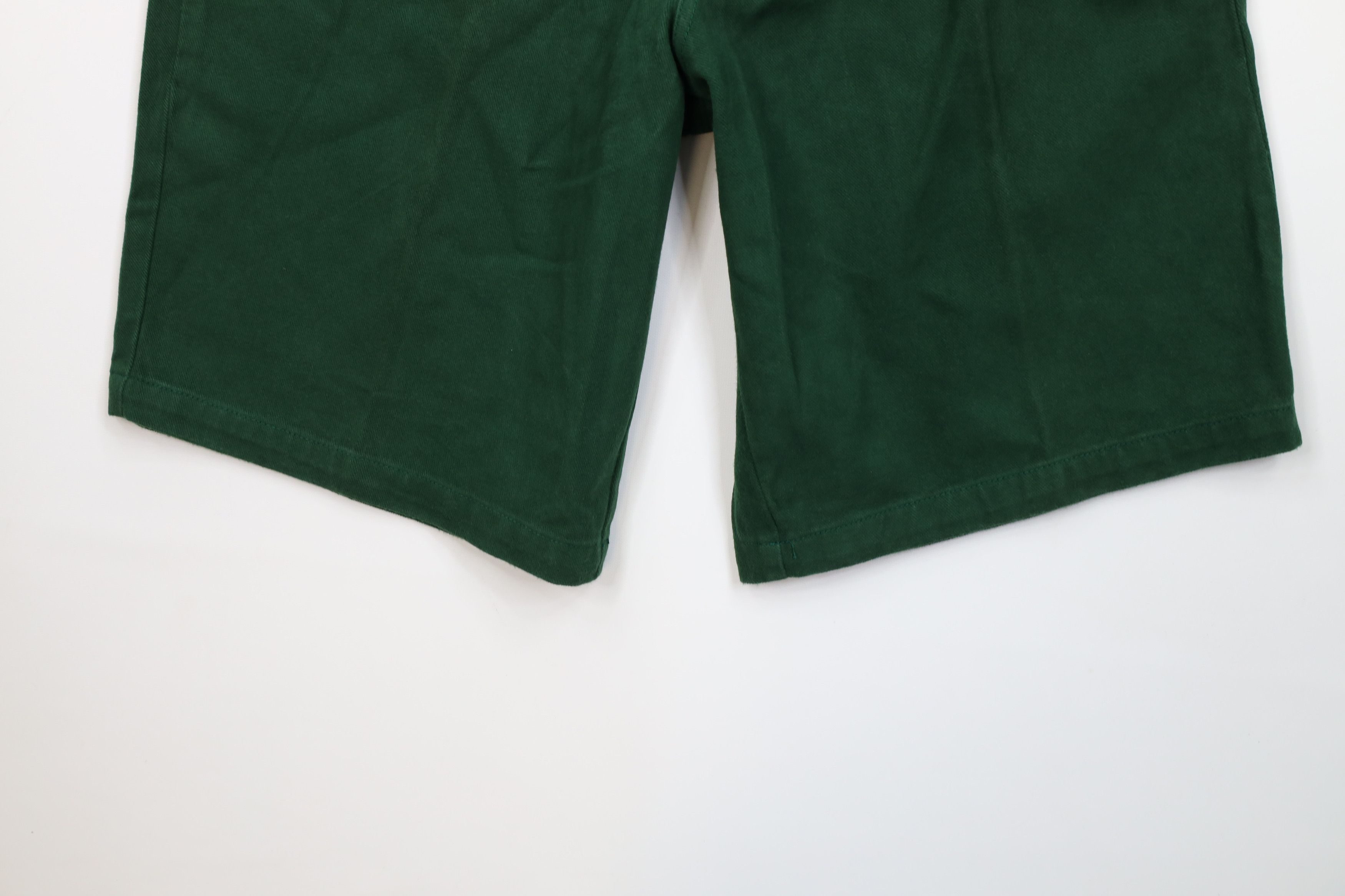 Vintage Deadstock Vintage 90s Streetwear Fit Shorts Green Cotton Size US 30 / EU 46 - 4 Thumbnail