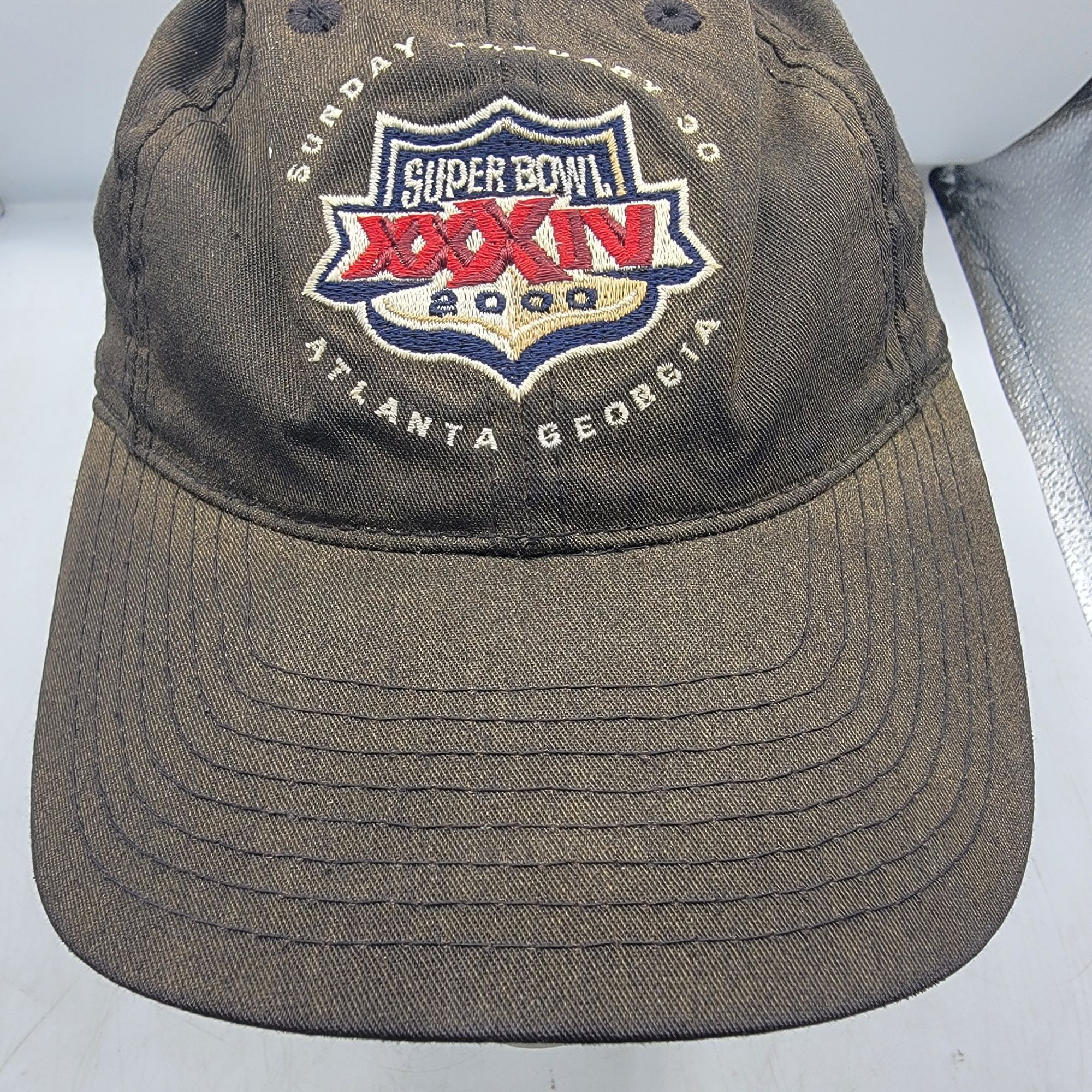 Other Vintage Super Bowl XXXIV 2000 Atlanta Georgia Adults Black H Size ONE SIZE - 9 Thumbnail