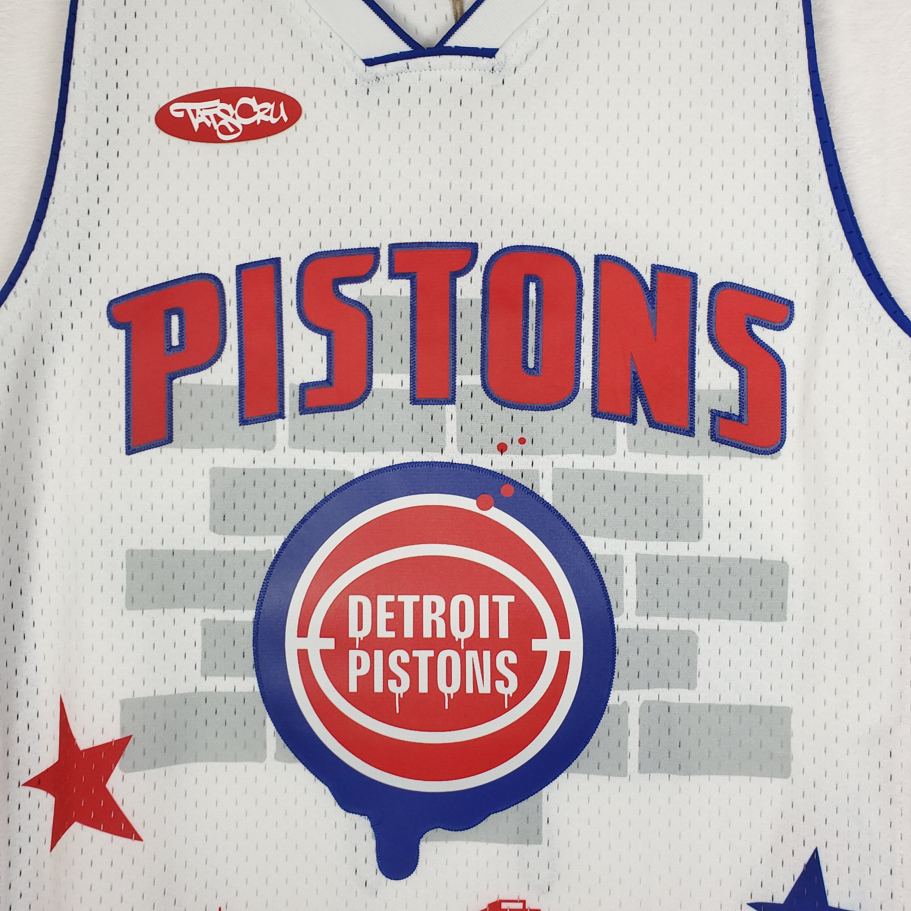 Mitchell & Ness Detroit Pistons Tats Cru Mitchell & Ness NBA Jersey Large Size US L / EU 52-54 / 3 - 3 Thumbnail