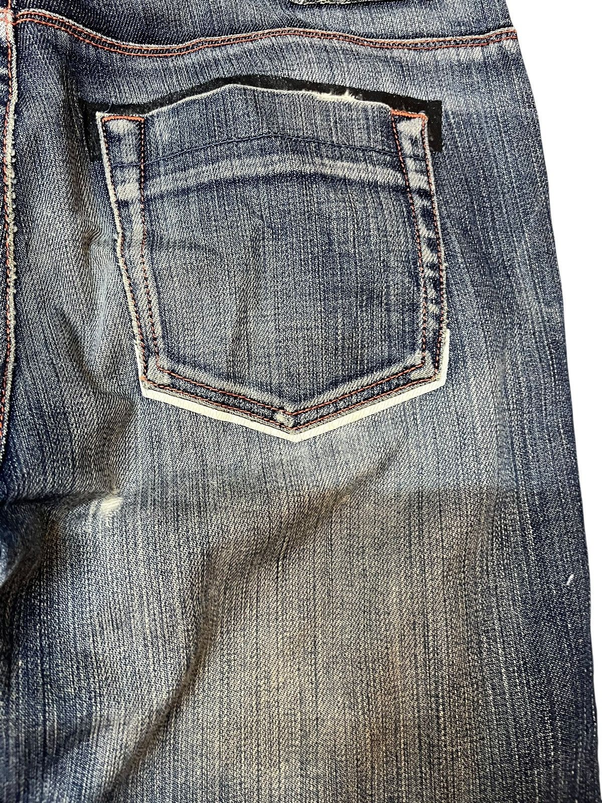 Notify Vintage Notify Baggy Wide Leg Distressed Denim Size US 31 - 8 Thumbnail