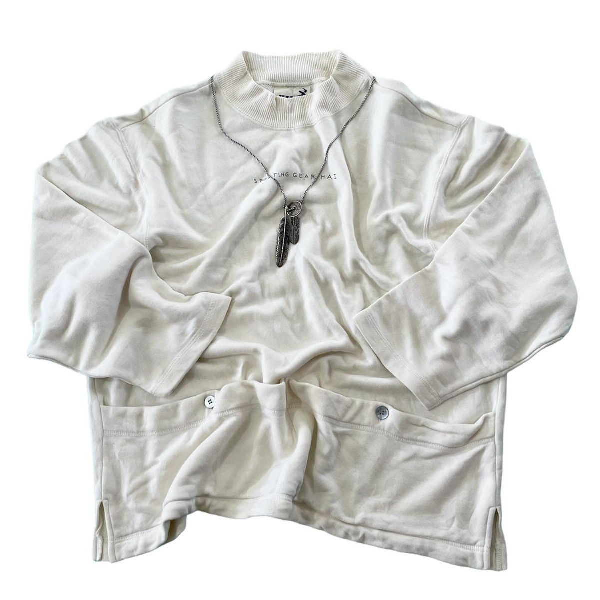 Issey Miyake HAI SPORTING GEAR Two Pocket Sweatshirt Size US M / EU 48-50 / 2 - 6 Thumbnail