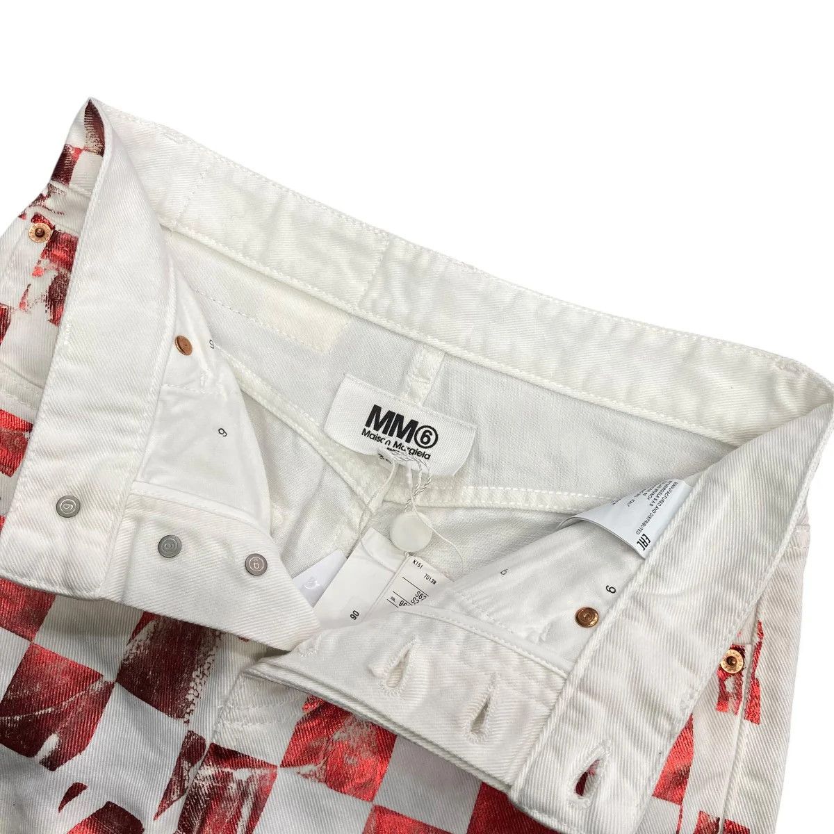 Maison Margiela SS22 Painted Straight Leg Denim Pants Size 28" / US 6 / IT 42 - 3 Thumbnail