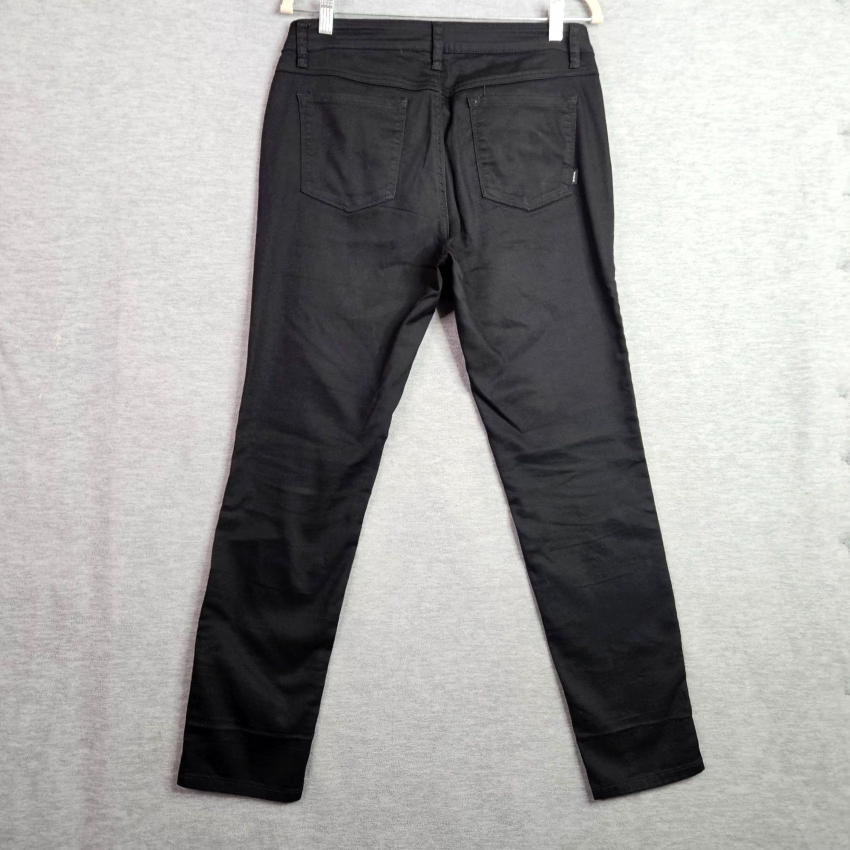 Prana prAna Black Skinny Jeans Women’s Mid-Rise Dark Wash Size 8 Stretch Denim Jeans Womens Mid-Rise Dark Black 8 Skinny Denim Stretch Size 30" / US 8 / IT 44 - 7 Thumbnail