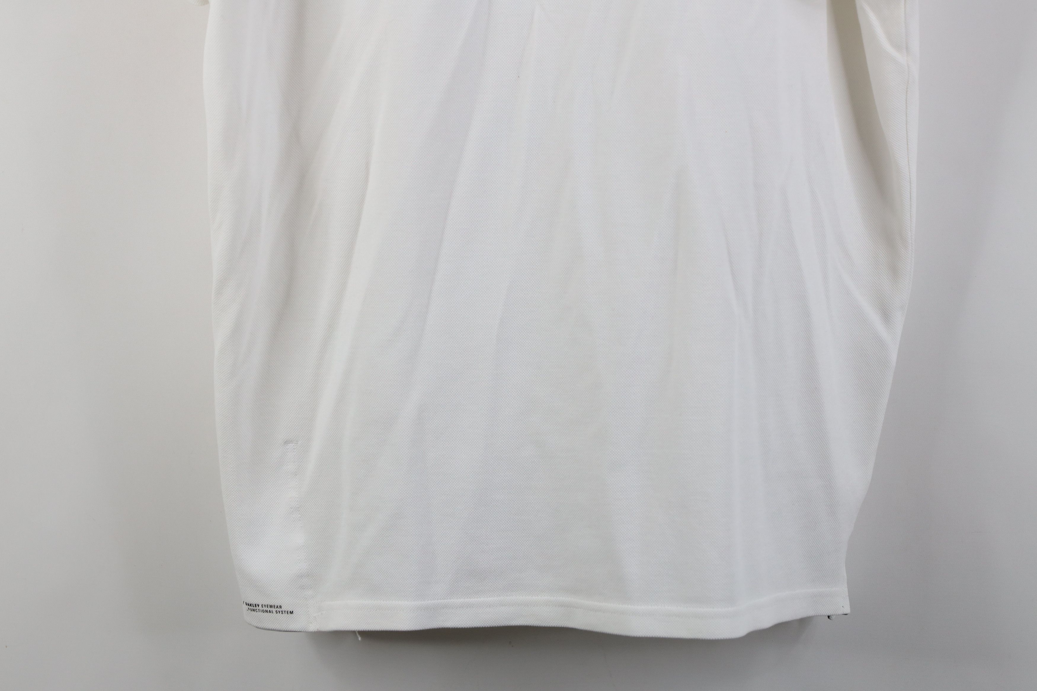 Oakley Vintage Y2K Oakley O Logo Knit Collared Polo Shirt White Size US XXL / EU 58 / 5 - 3 Thumbnail