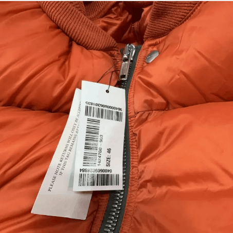 Rick Owens Rick Owens Orange Quilted Puffer Bomber Jacket Size US S / EU 44-46 / 1 - 6 Thumbnail