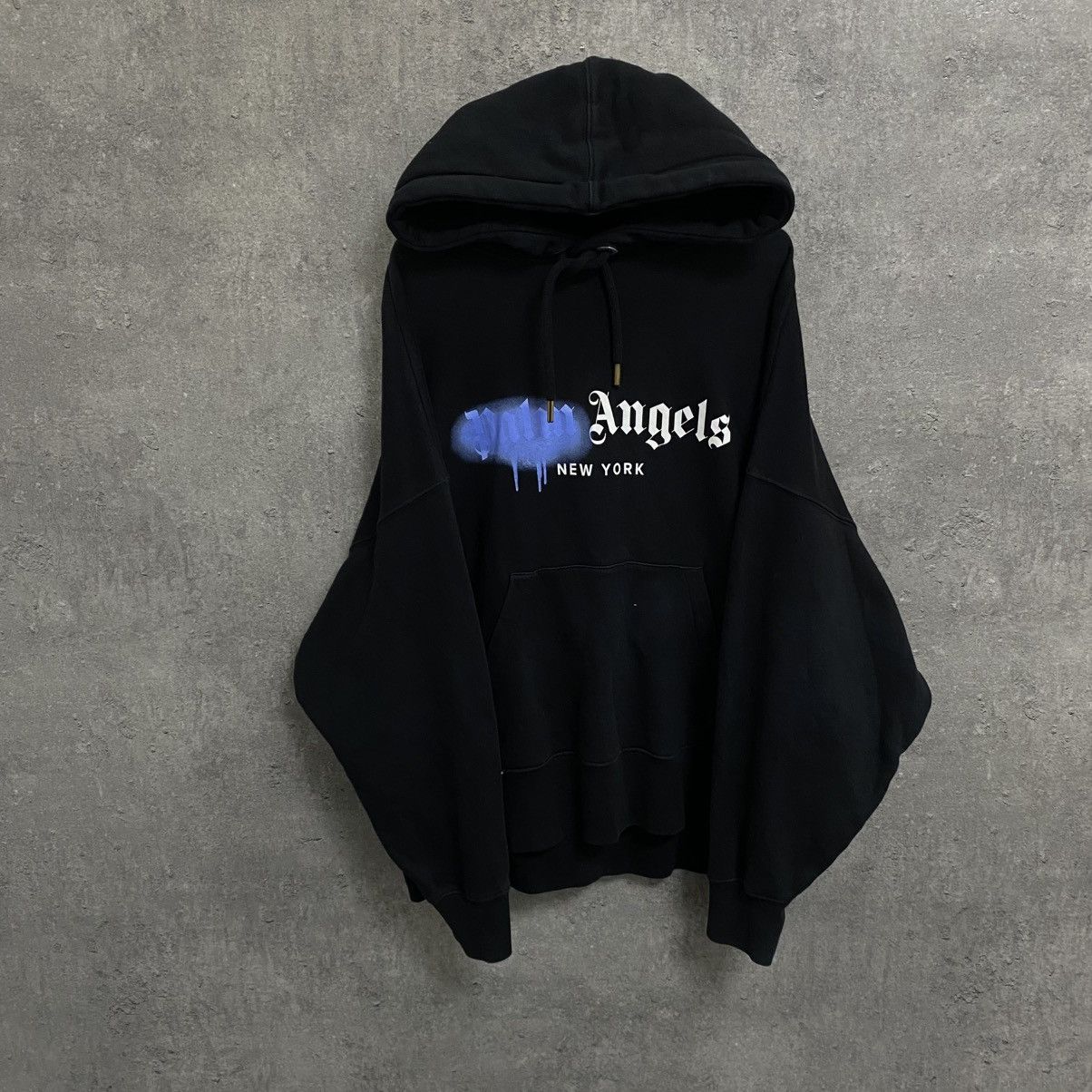 Palm Angels Palm Angels Sprayed Hoodie New York Size US L / EU 52-54 / 3 - 1 Thumbnail