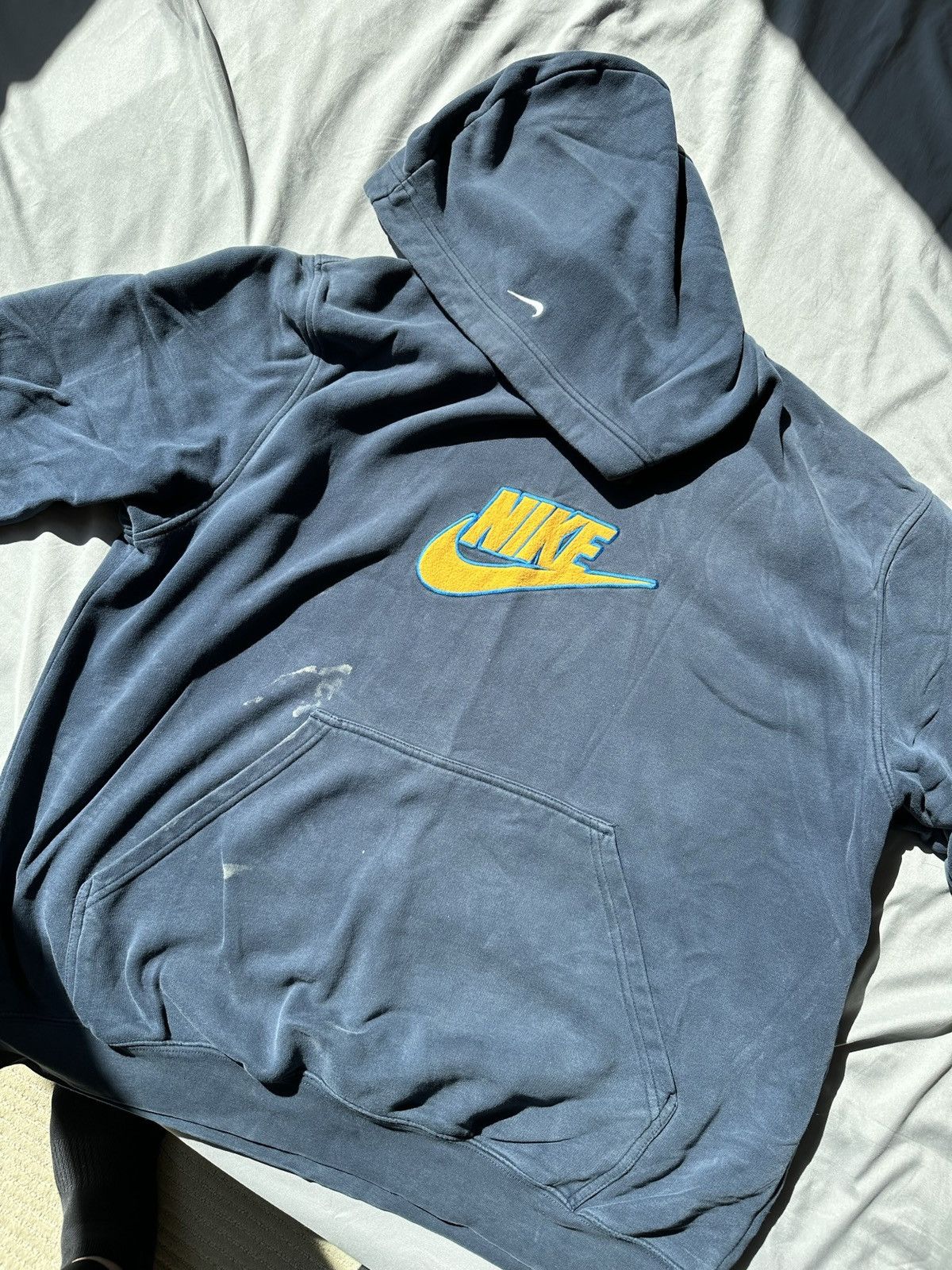 Nike Nike Fluffy Logo Hoodie Size US XXL / EU 58 / 5 - 1 Thumbnail
