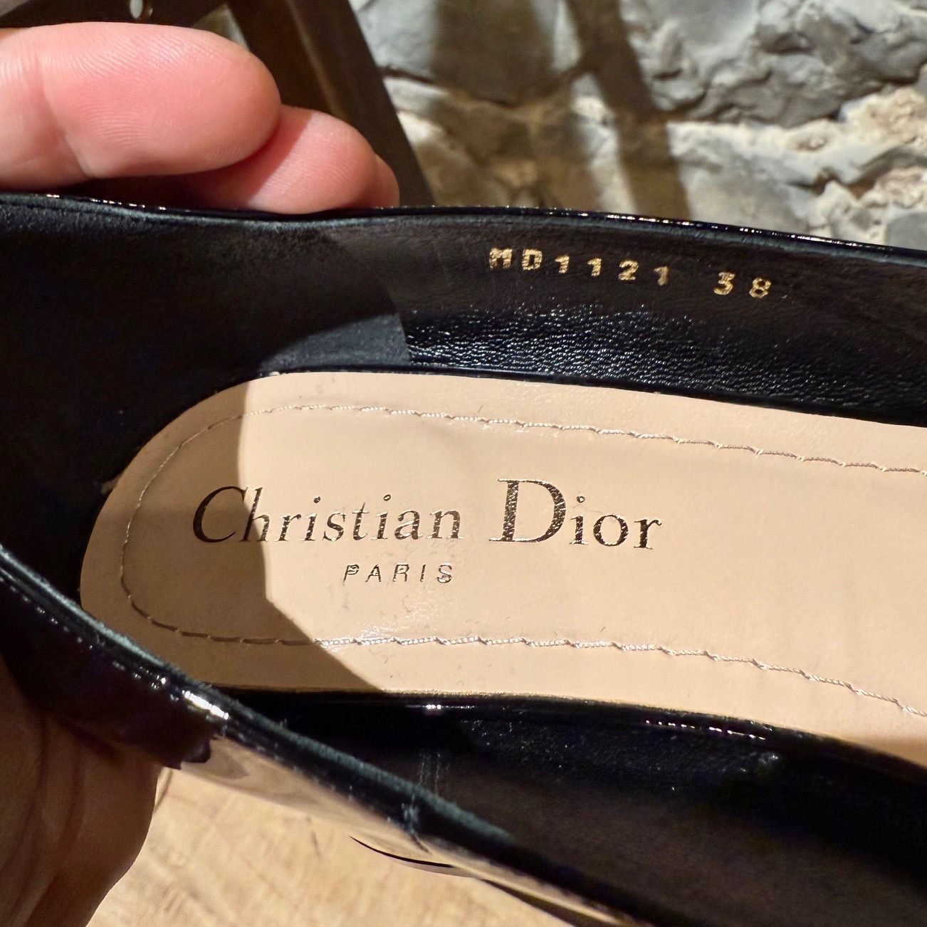 Dior Christian Dior Black Patent La Parisienne Mary Jane Pumps Size US 8 / IT 38 - 6 Thumbnail