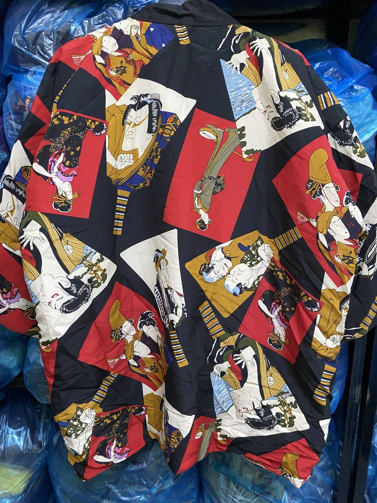 Japanese Brand Vintage Japanese Ukiyo-e Haori Jacket Kimono Style - Unisex Size US L / EU 52-54 / 3 - 14 Thumbnail