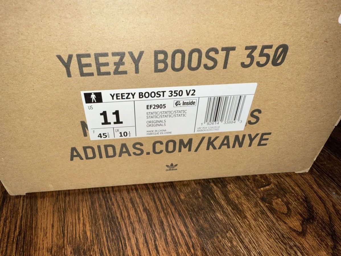Adidas × Kanye West Adidas Kanye West Yeezy Boost 350 V2 Static EF2905 Size 11 Size US 11 / EU 44 - 4 Thumbnail