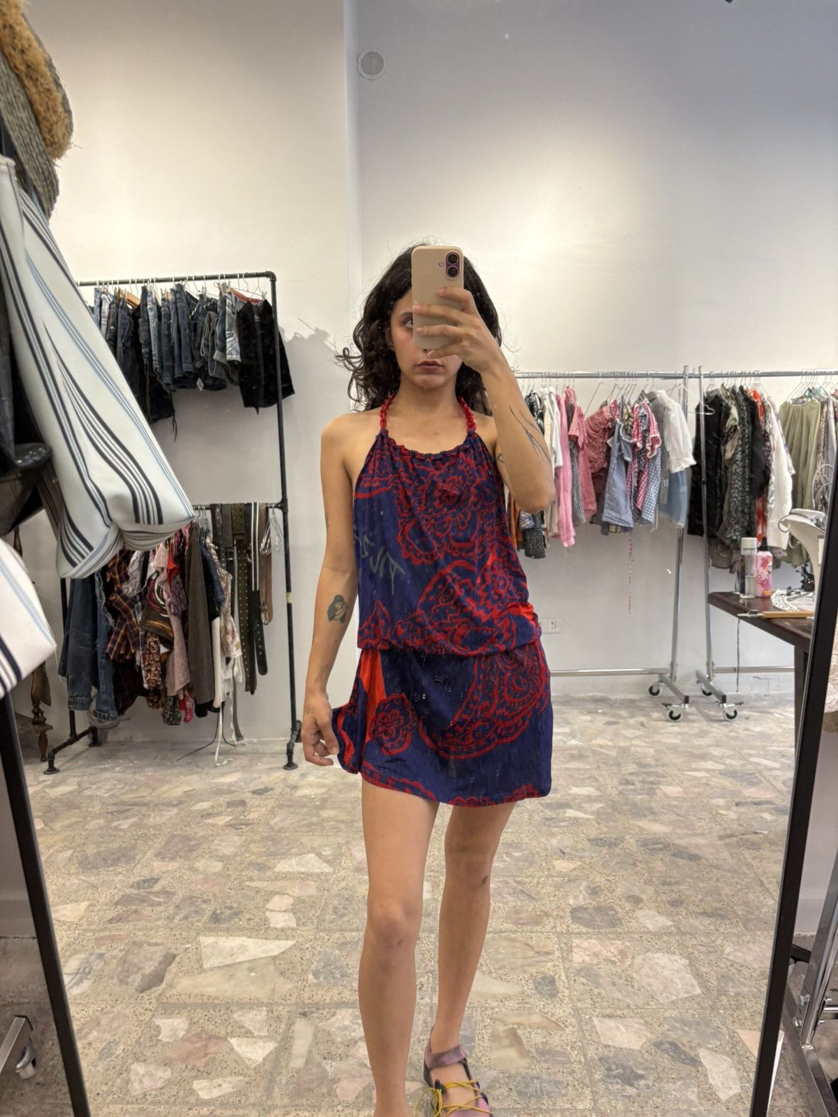 Armani Armani silk dress Size L / US 10 / IT 46 - 1 Thumbnail