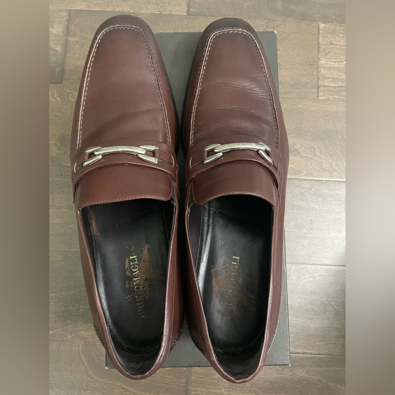 Bruno Magli Bruno Magli Renegade Leather Loafer Mens Size 13 in Brown Size US 13 / EU 46 - 7 Thumbnail