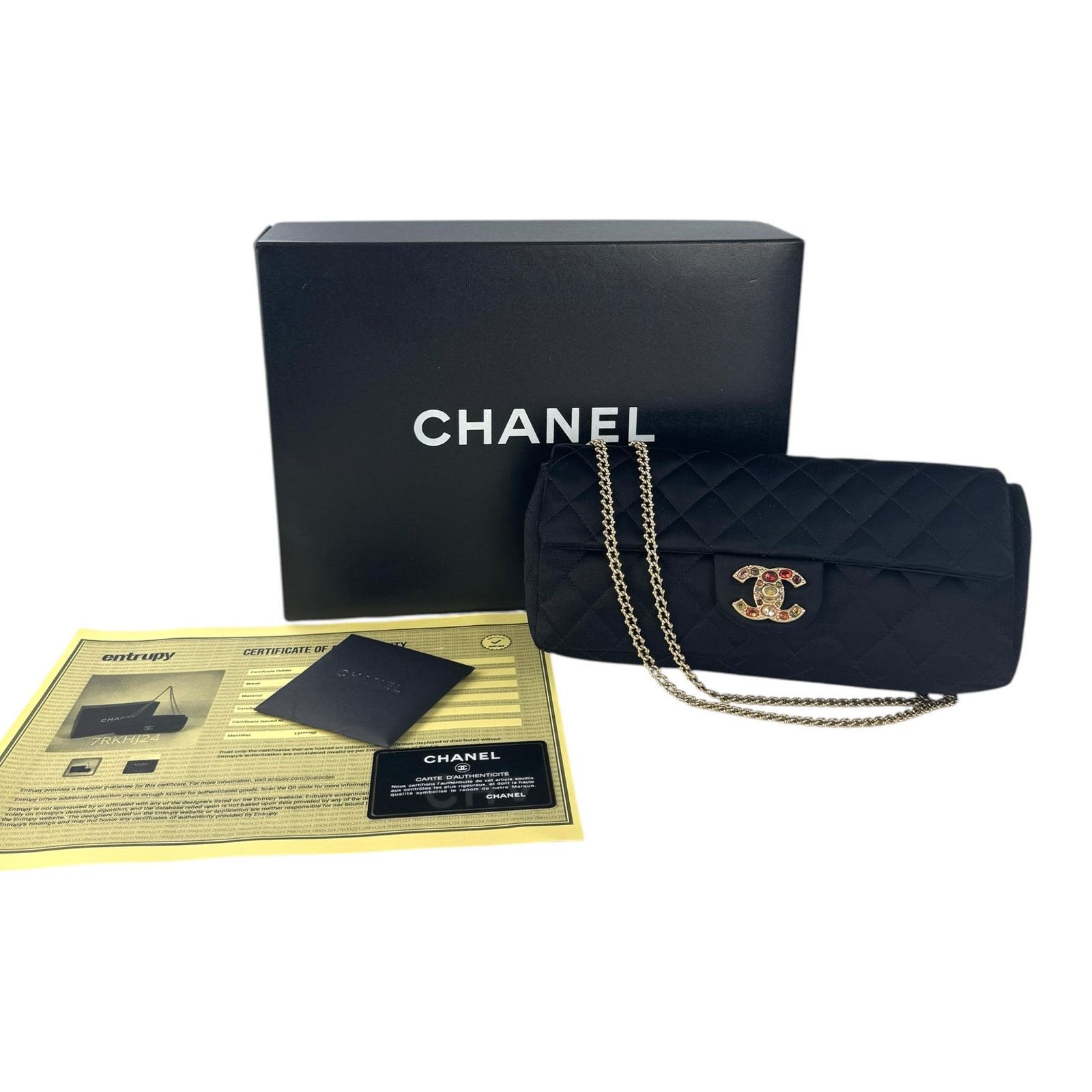 Chanel Chanel CC Jeweled Matelassé East West Flap Bag Size ONE SIZE - 4 Thumbnail