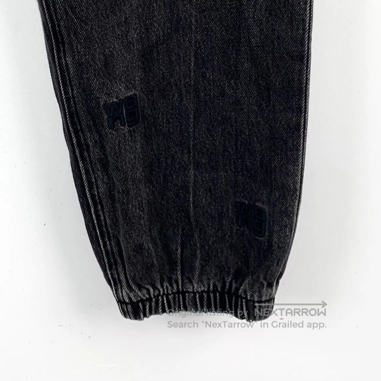 Alexander Wang Alexander Wang size S Black Gray Logo Letter Embroidered C Size US 27 - 4 Thumbnail