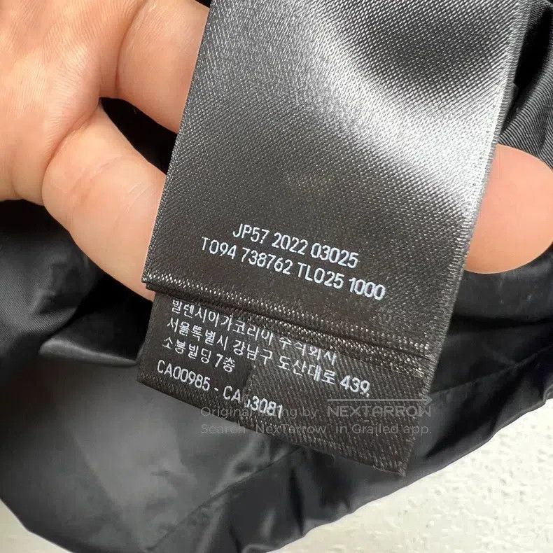 Balenciaga Balenciaga Back Big LOGO Tape Bandage Functional Windbreak Size US M / EU 48-50 / 2 - 4 Thumbnail