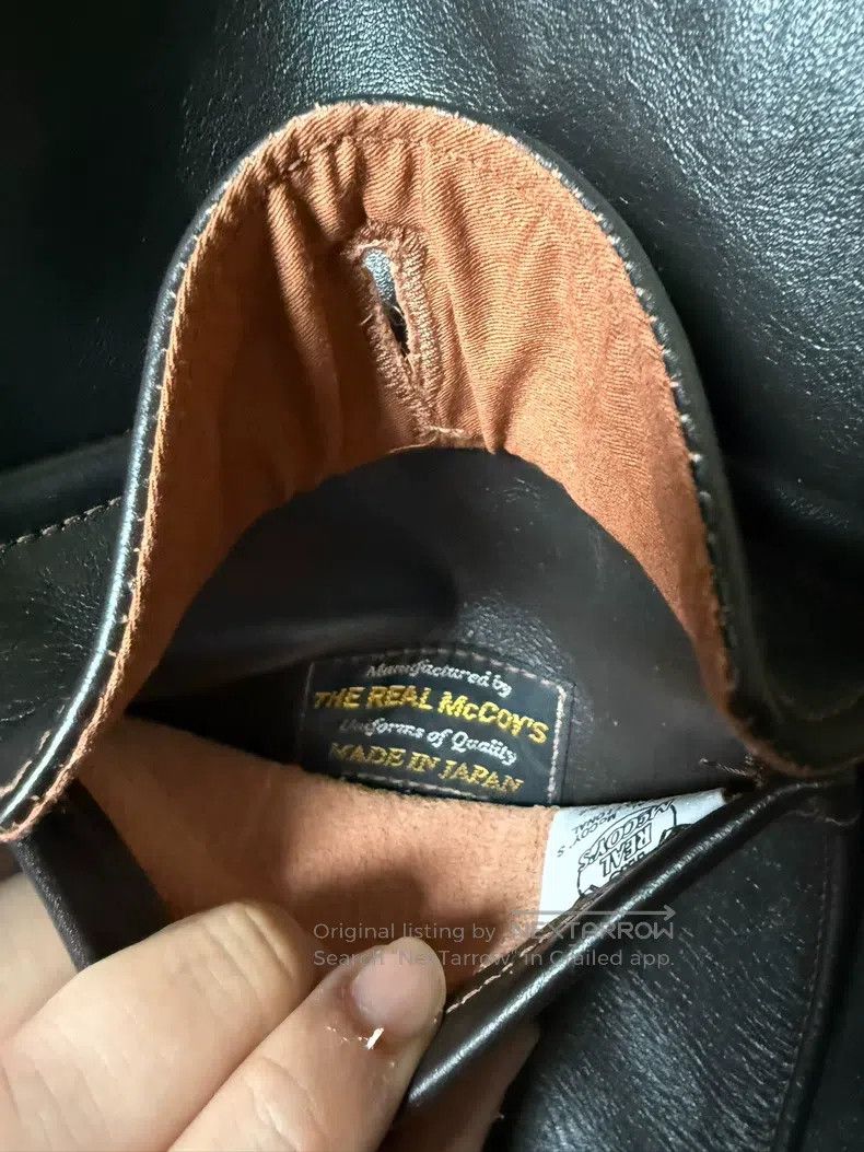 The Real McCoy's The Real McCoys A-1 horseskin Size US XXS / EU 40 - 4 Thumbnail