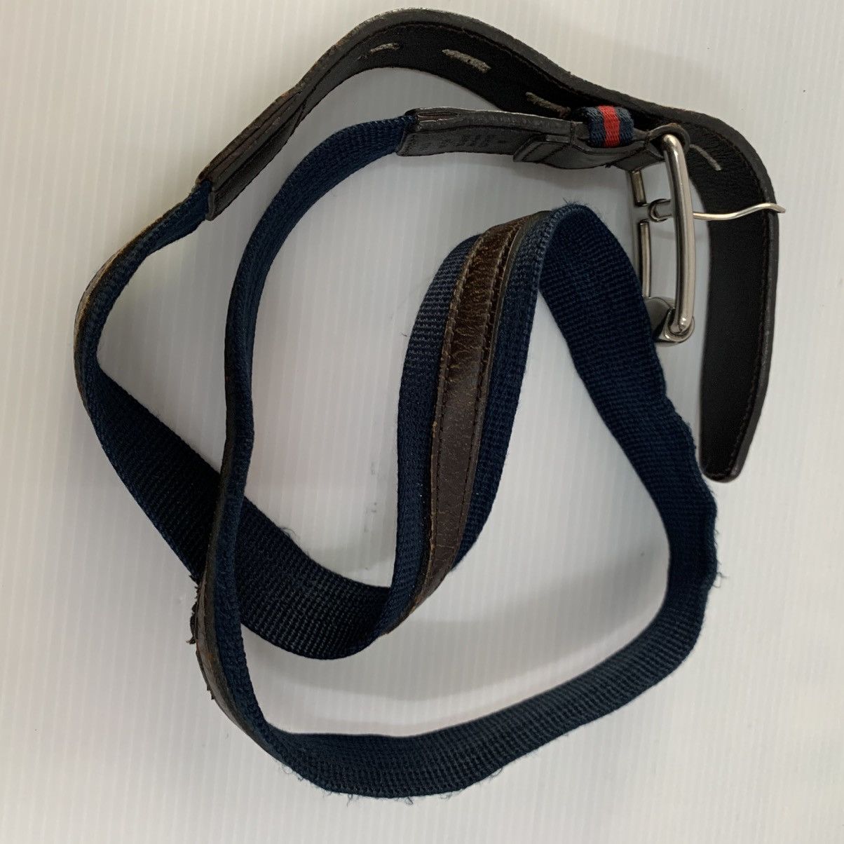 Gucci Gucci Canvas Leather Belts Size 40 - 7 Thumbnail