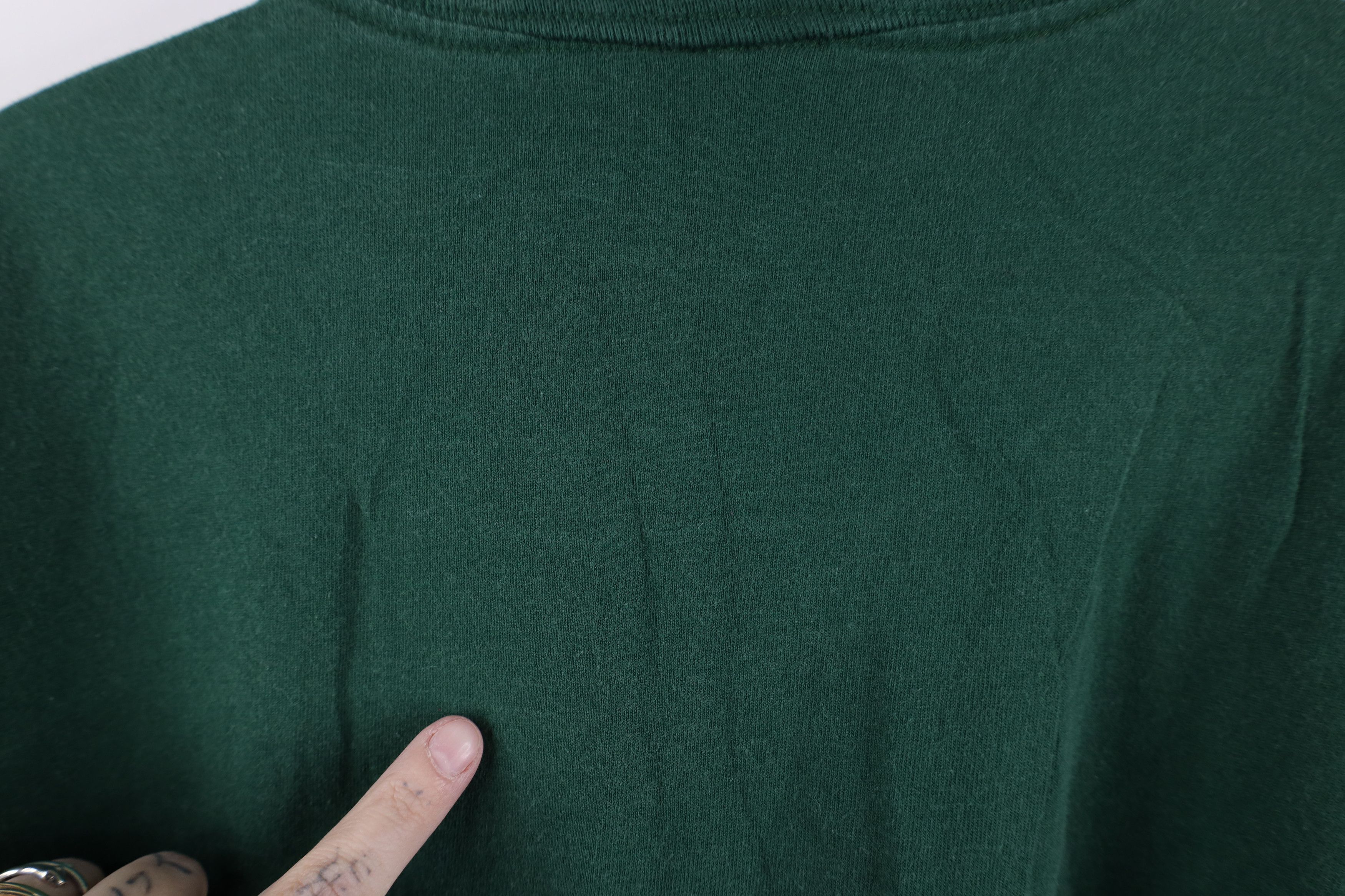 Vintage Vintage 90s Spell Colonial Williamsburg T-Shirt Green USA Size US XXL / EU 58 / 5 - 12 Thumbnail