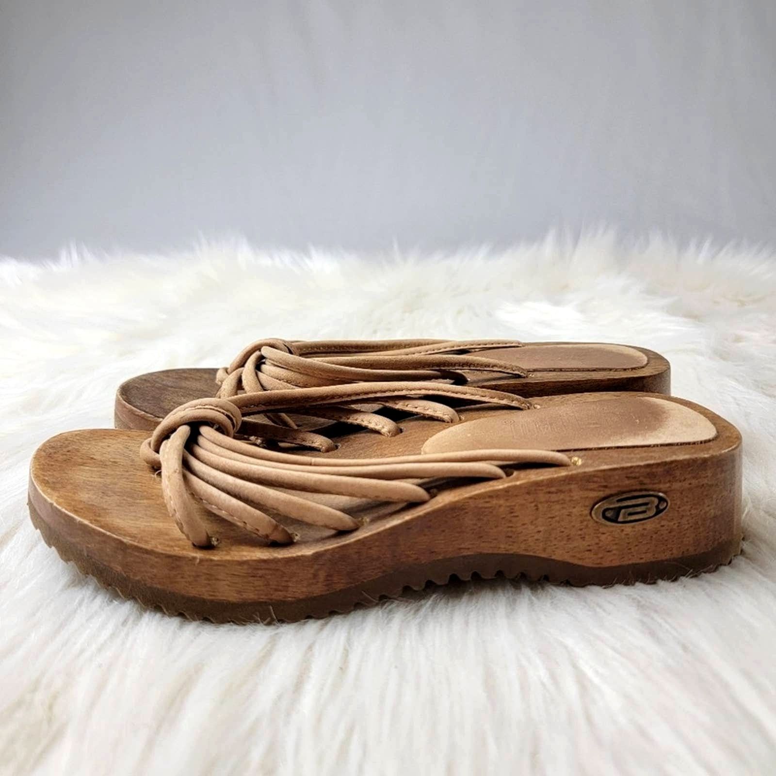 Vintage Vintage 90s BONGO Chunky Platform Sandals - 6 Size US 6 / IT 36 - 6 Thumbnail